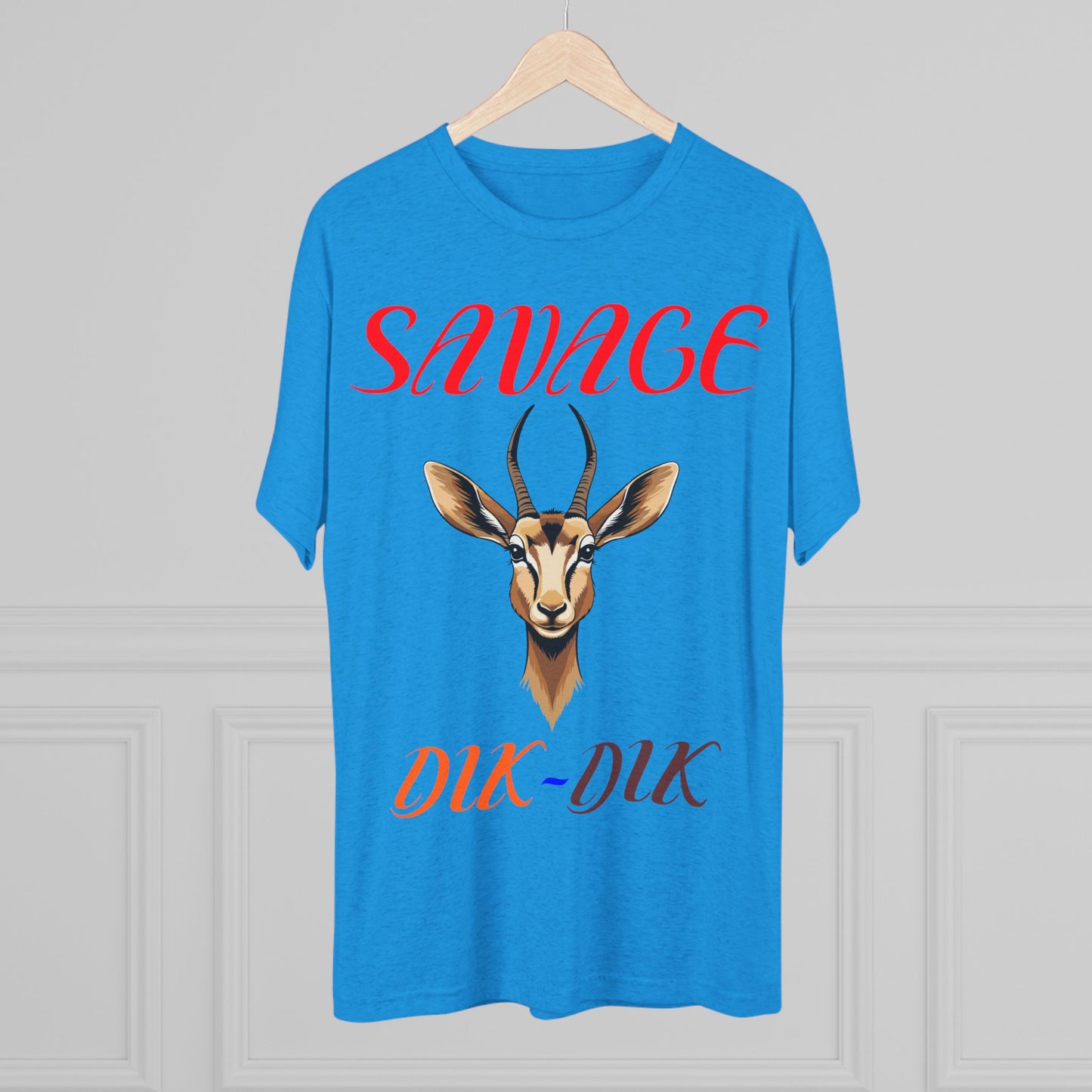 Savage Dik-Dik Unisex Tee - Trendy Graphic T-Shirt, Perfect for Casual Wear, Gift for Wildlife Lovers, Fun Statement Tee