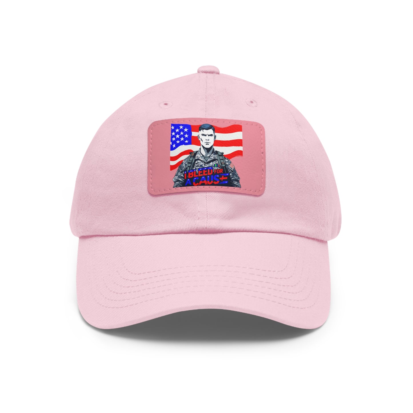 Patriotic Dad Hat with Leather Patch | Perfect Gift for Father's Day, Independence Day, Casual Outings, Outdoor Events, Everyday Wear