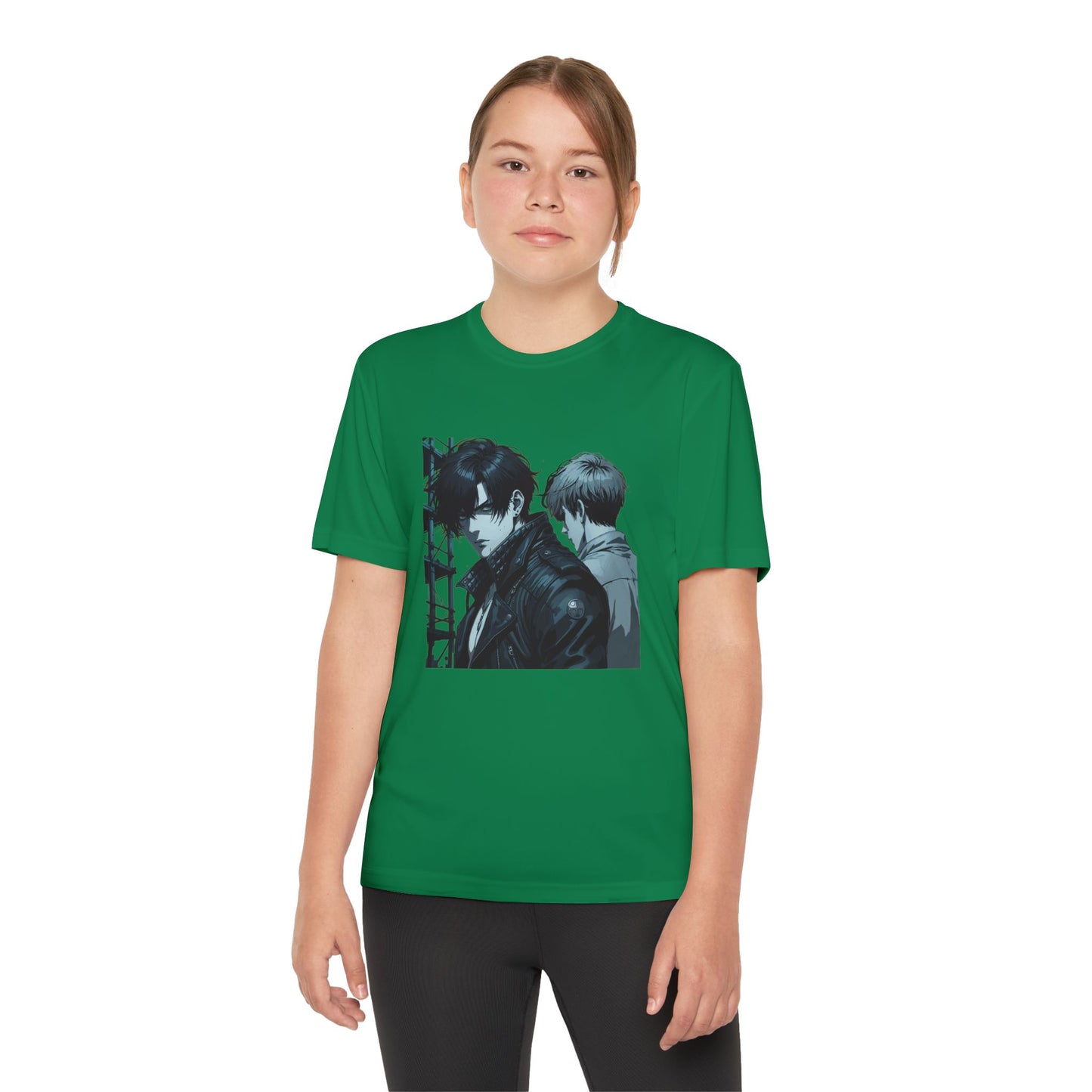 Youth Competitor Tee, Cool Graphic Tee, Urban Youth Shirt, Trendy Casual Wear, Unique Style T-Shirt, Statement Youth Apparel