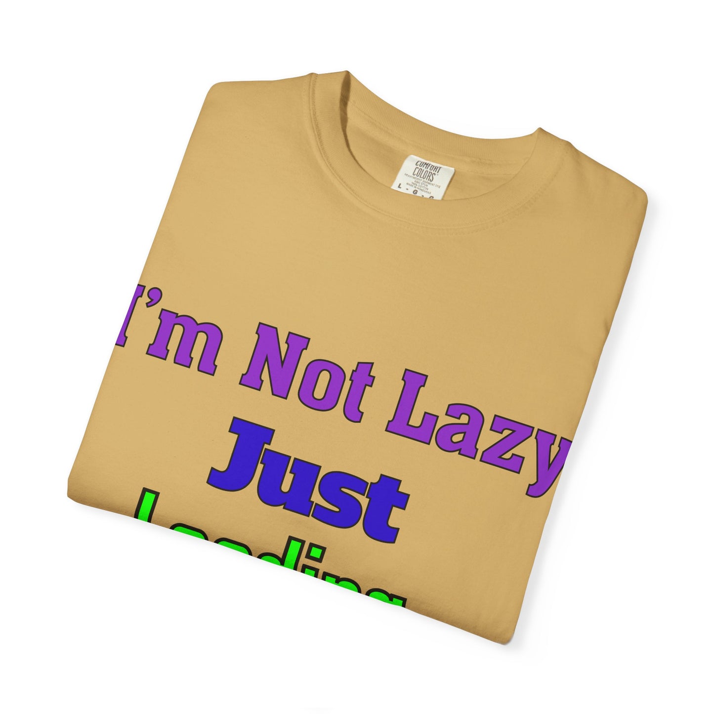 Humorous Unisex T-shirt - 'I'm Not Lazy Just Loading Brilliance', Funny Gift, Casual Wear, Everyday Tee, Meme Shirt