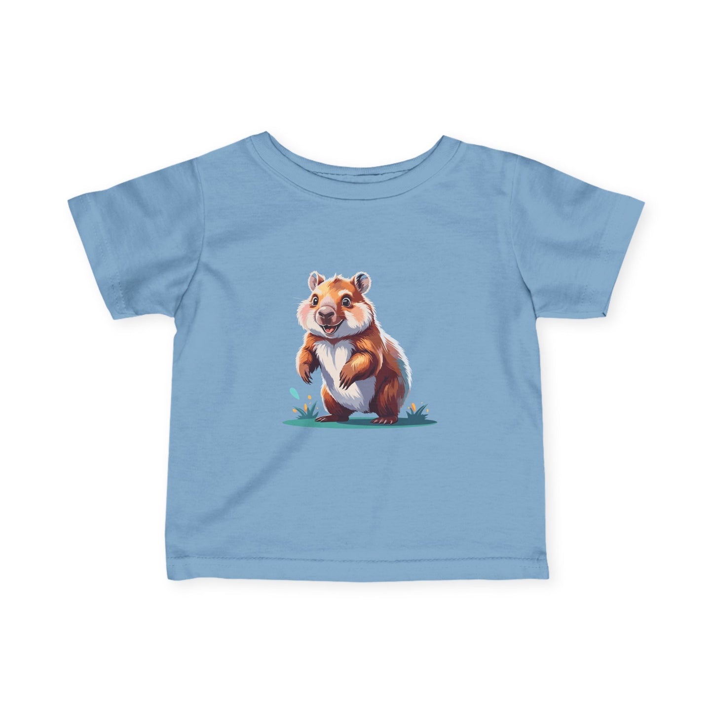 Adorable Wombat Tee, Baby T-Shirt, Toddler Gift, Cute Apparel, Birthday Outfit, Animal Lover's Fashion