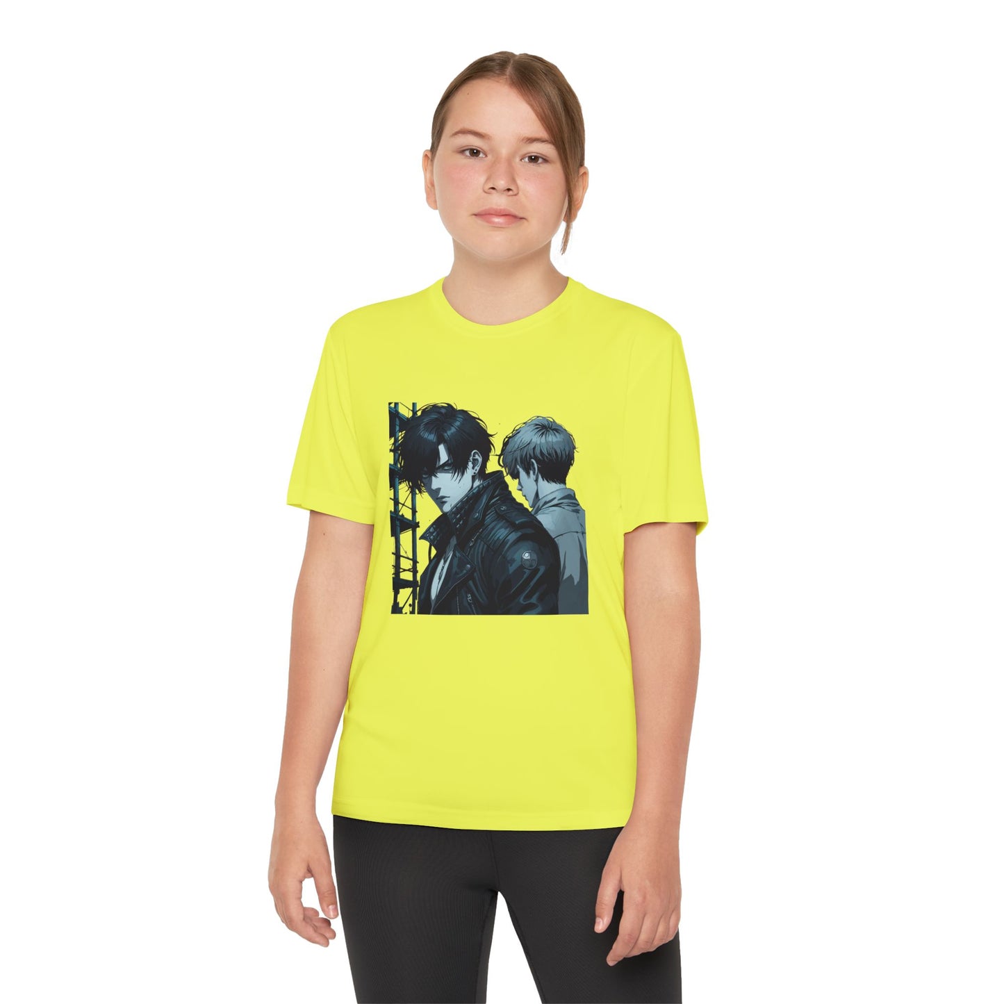 Youth Competitor Tee, Cool Graphic Tee, Urban Youth Shirt, Trendy Casual Wear, Unique Style T-Shirt, Statement Youth Apparel