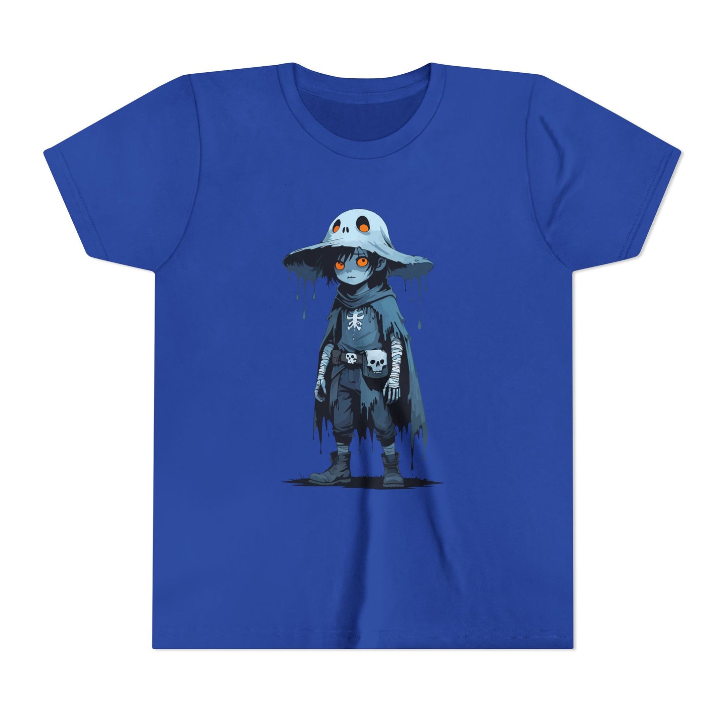 Youth Short Sleeve Graphic Tee, Cool Cartoon T-Shirt for Kids, Unique Gift for Birthdays, Halloween, Playtime, Easygoing Style