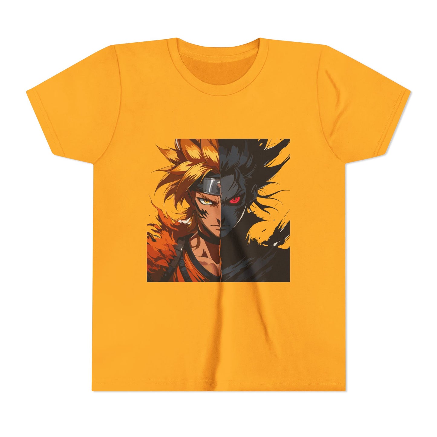 Youth Short Sleeve Anime Tee - Cool Graphic Tee, Gift for Kids, Stylish Summer Shirt, Trendy Youth Apparel, Anime Lovers T-Shirt