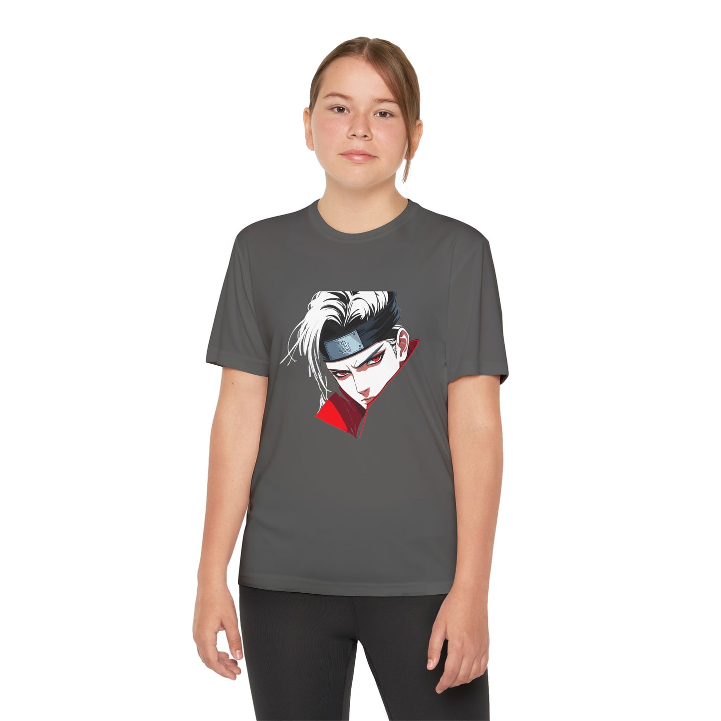 Youth Anime Fighter Tee, Cool Youth T-Shirt, Graphic Tee for Kids, Competition Shirt, Gift for Young Athletes