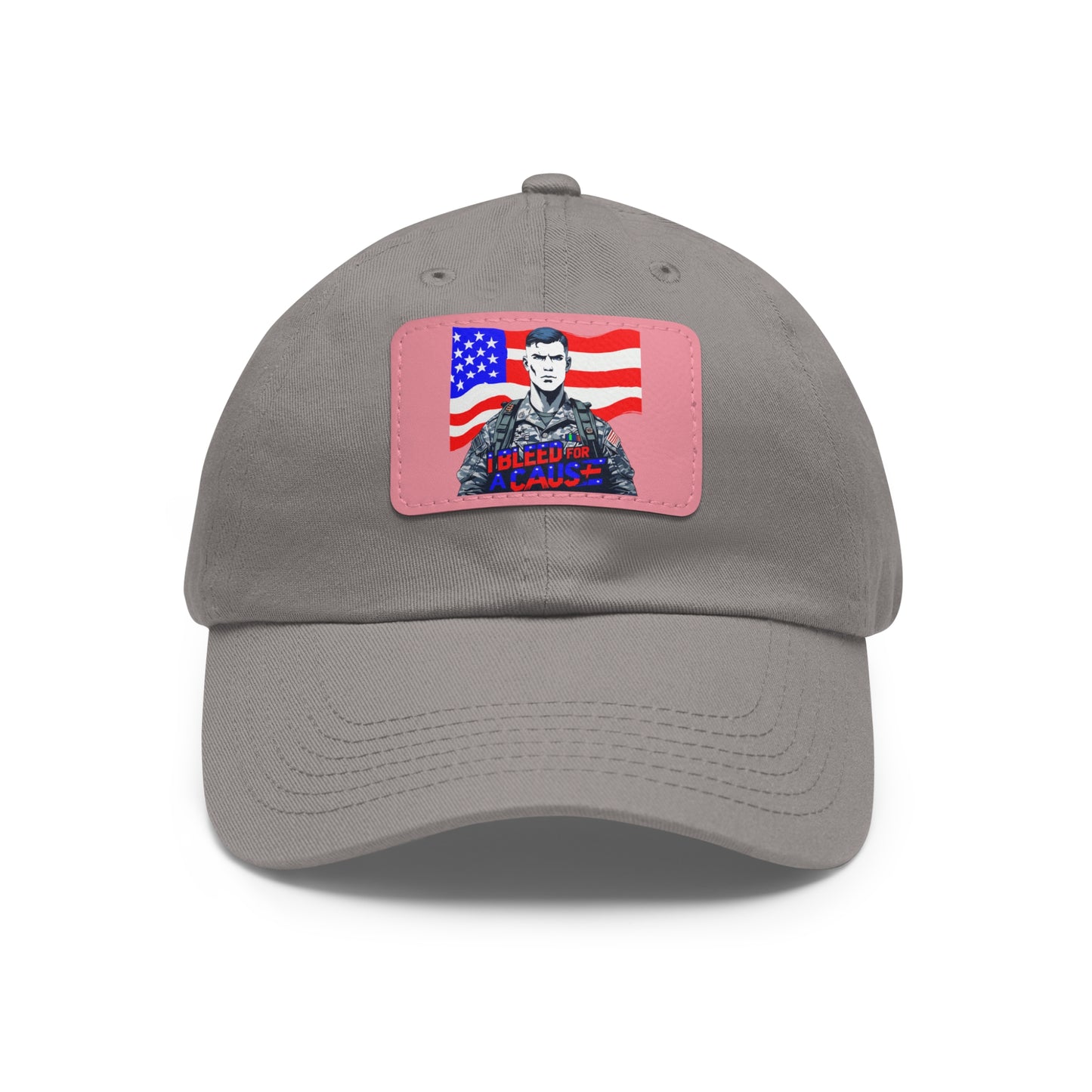 Patriotic Dad Hat with Leather Patch | Perfect Gift for Father's Day, Independence Day, Casual Outings, Outdoor Events, Everyday Wear