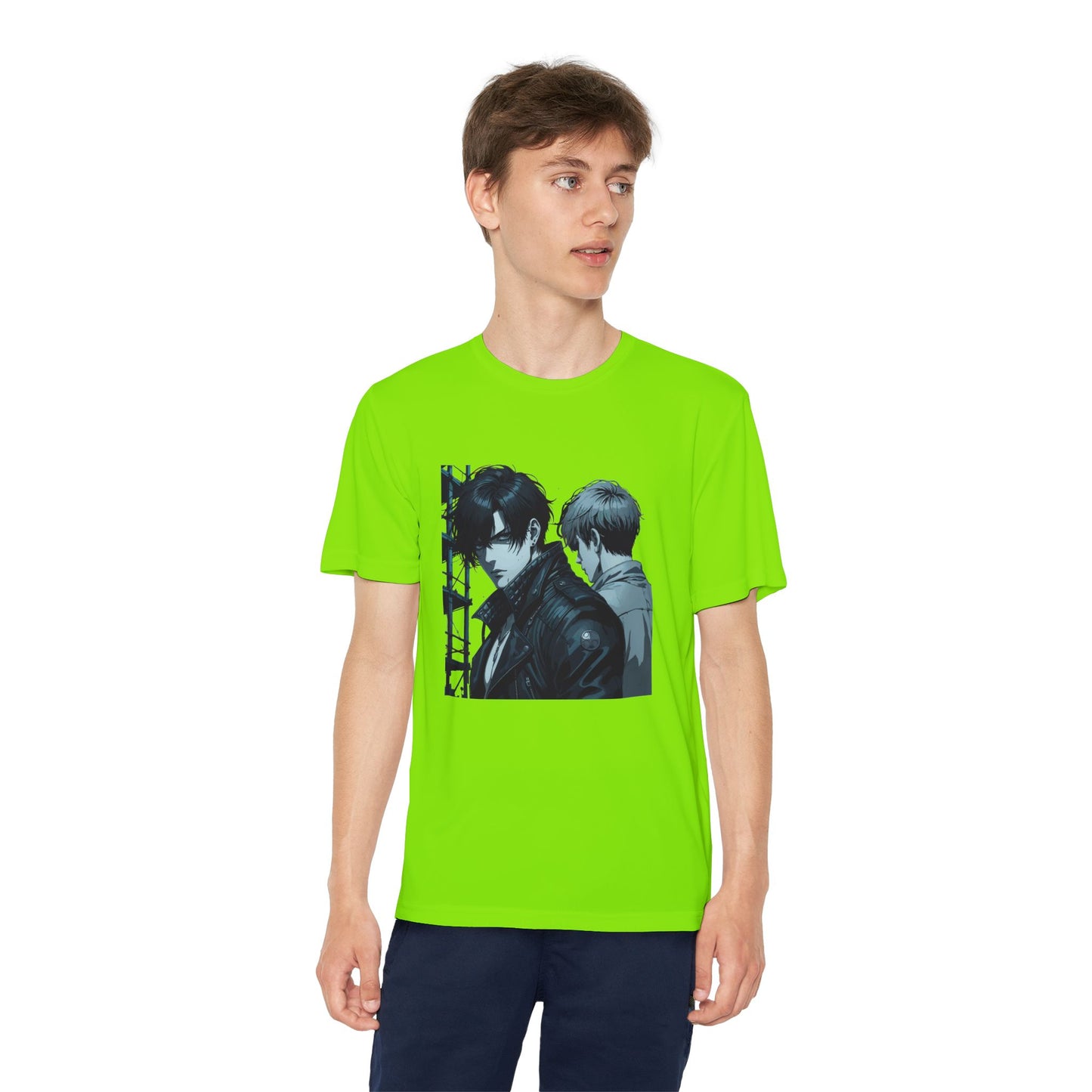 Youth Competitor Tee, Cool Graphic Tee, Urban Youth Shirt, Trendy Casual Wear, Unique Style T-Shirt, Statement Youth Apparel