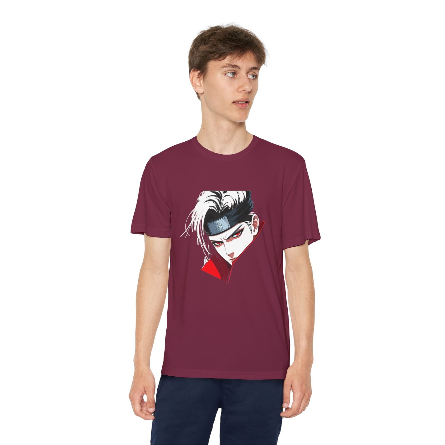 Youth Anime Fighter Tee, Cool Youth T-Shirt, Graphic Tee for Kids, Competition Shirt, Gift for Young Athletes
