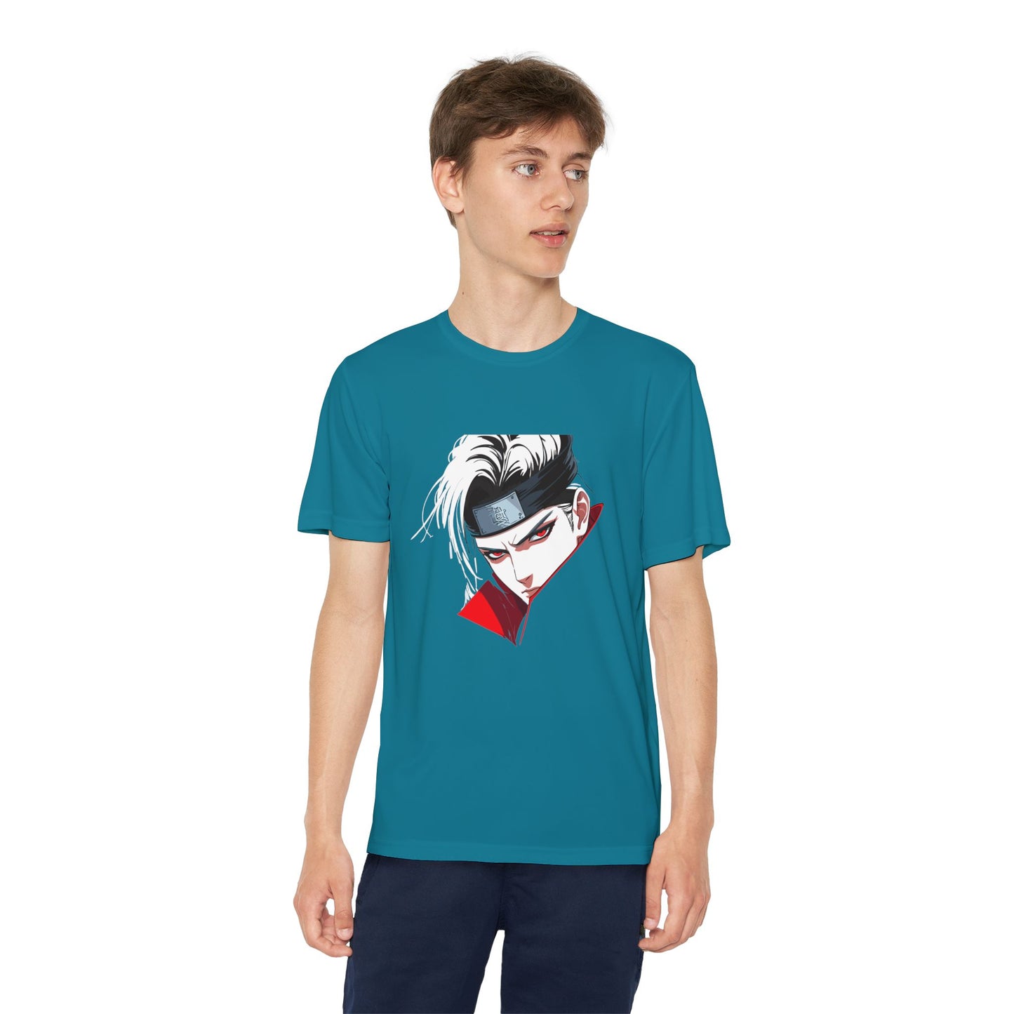 Youth Anime Fighter Tee, Cool Youth T-Shirt, Graphic Tee for Kids, Competition Shirt, Gift for Young Athletes