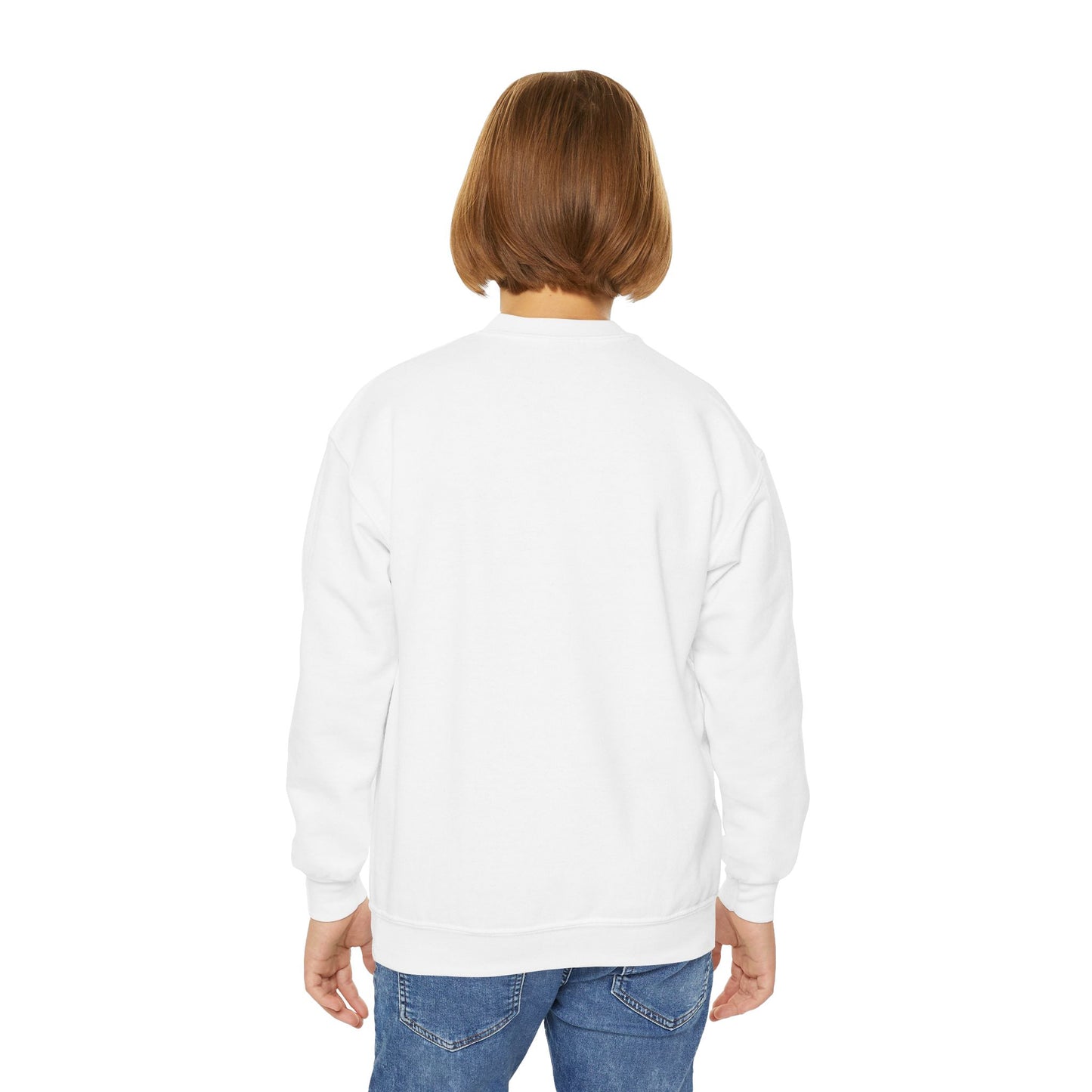 Youth Crewneck Sweatshirt - Vintage-Inspired Graphic Sweatshirt for Teens, Casual Wear, Gift for Birthdays & Holidays, Cozy Outfit
