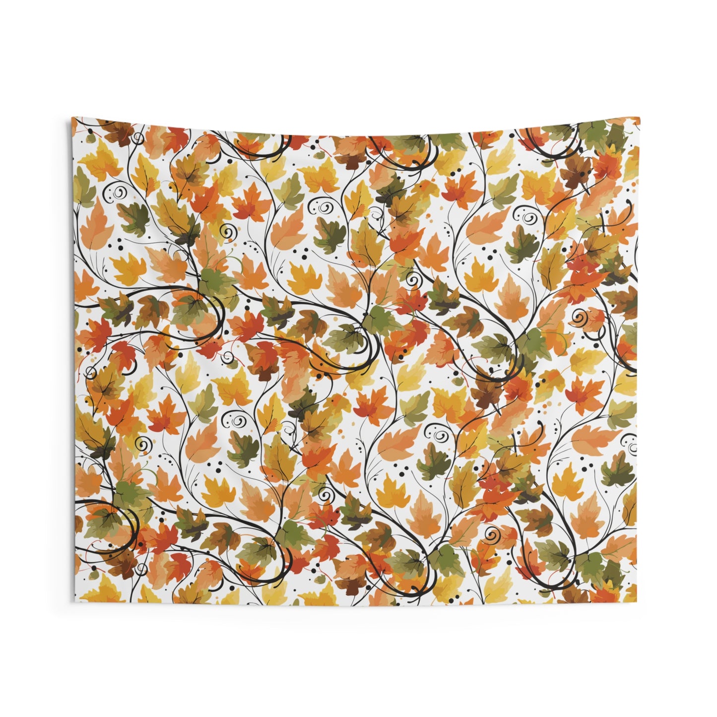 Autumn Leaf Wall Tapestry - Cozy Home Decor, Nature-Inspired Art, Fall Aesthetic, Seasonal Room Accent, Perfect for Thanksgiving