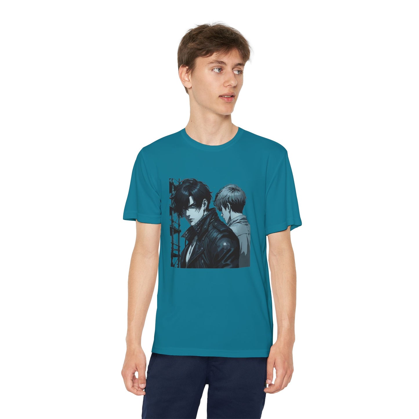 Youth Competitor Tee, Cool Graphic Tee, Urban Youth Shirt, Trendy Casual Wear, Unique Style T-Shirt, Statement Youth Apparel