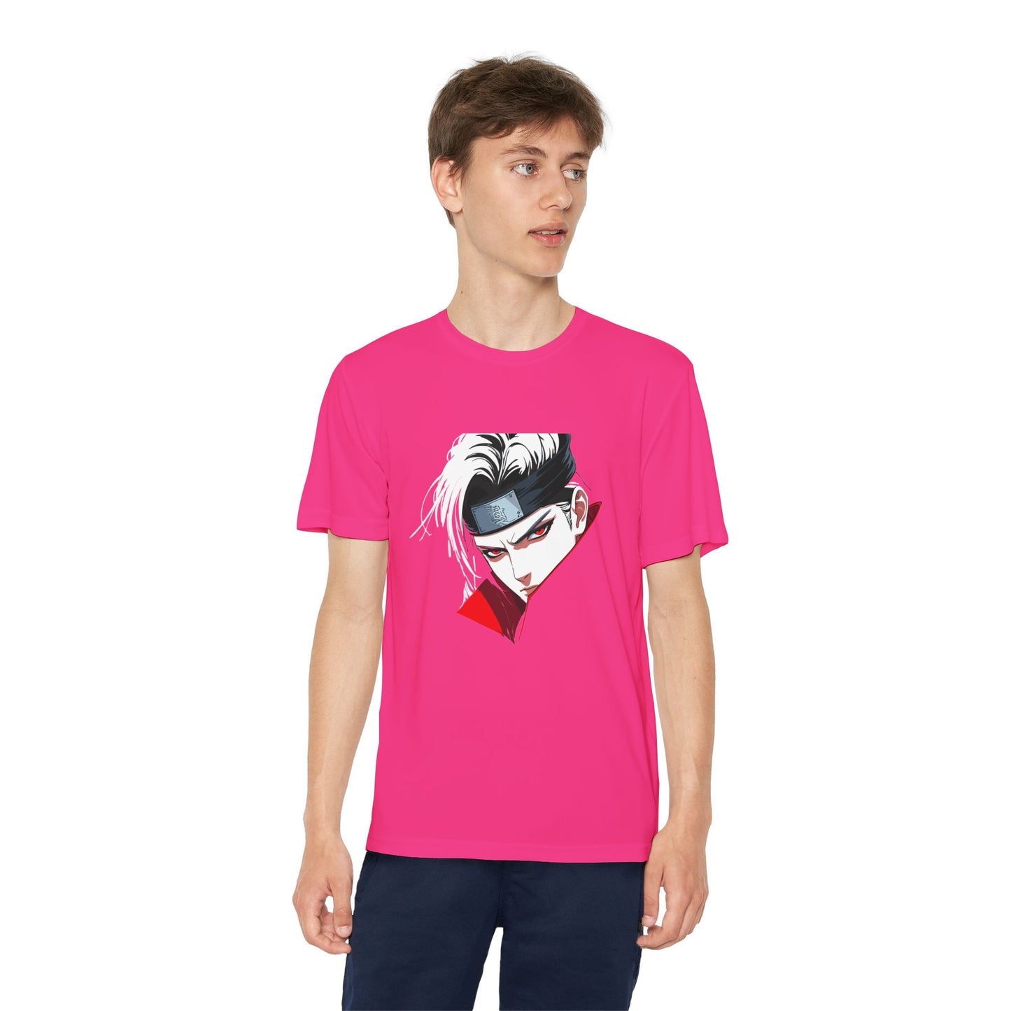 Youth Anime Fighter Tee, Cool Youth T-Shirt, Graphic Tee for Kids, Competition Shirt, Gift for Young Athletes