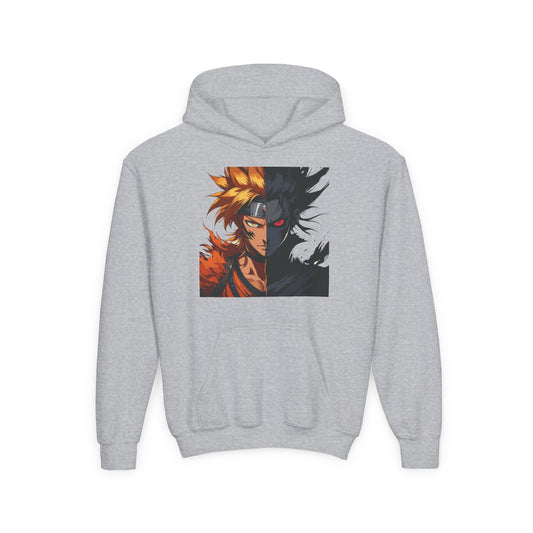 Anime-Inspired Youth Hoodie, Cozy Anime Sweatshirt, Stylish Teens' Hoody, Perfect Gift for Anime Lovers, Casual Wear for All Seasons