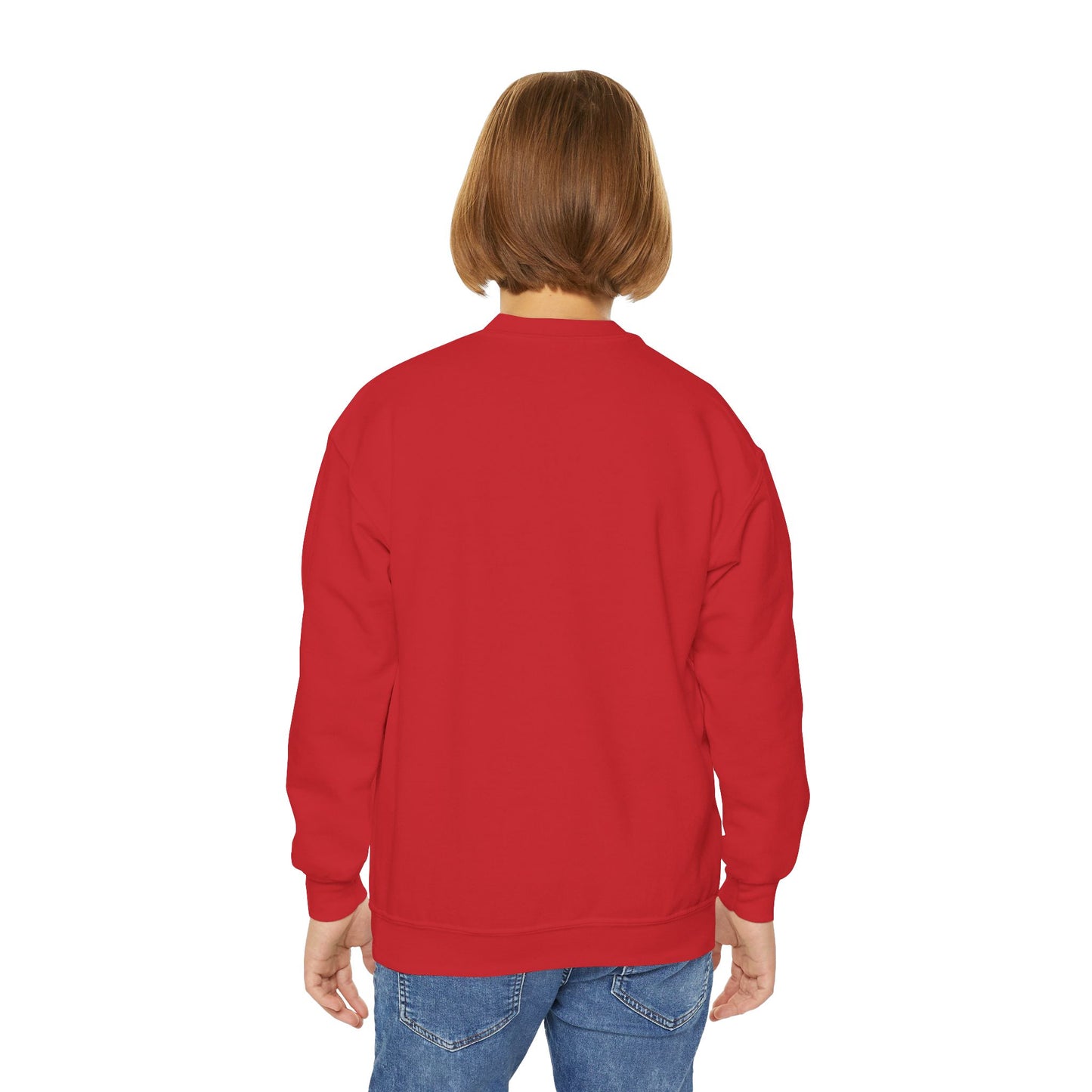Youth Crewneck Sweatshirt - Vintage-Inspired Graphic Sweatshirt for Teens, Casual Wear, Gift for Birthdays & Holidays, Cozy Outfit