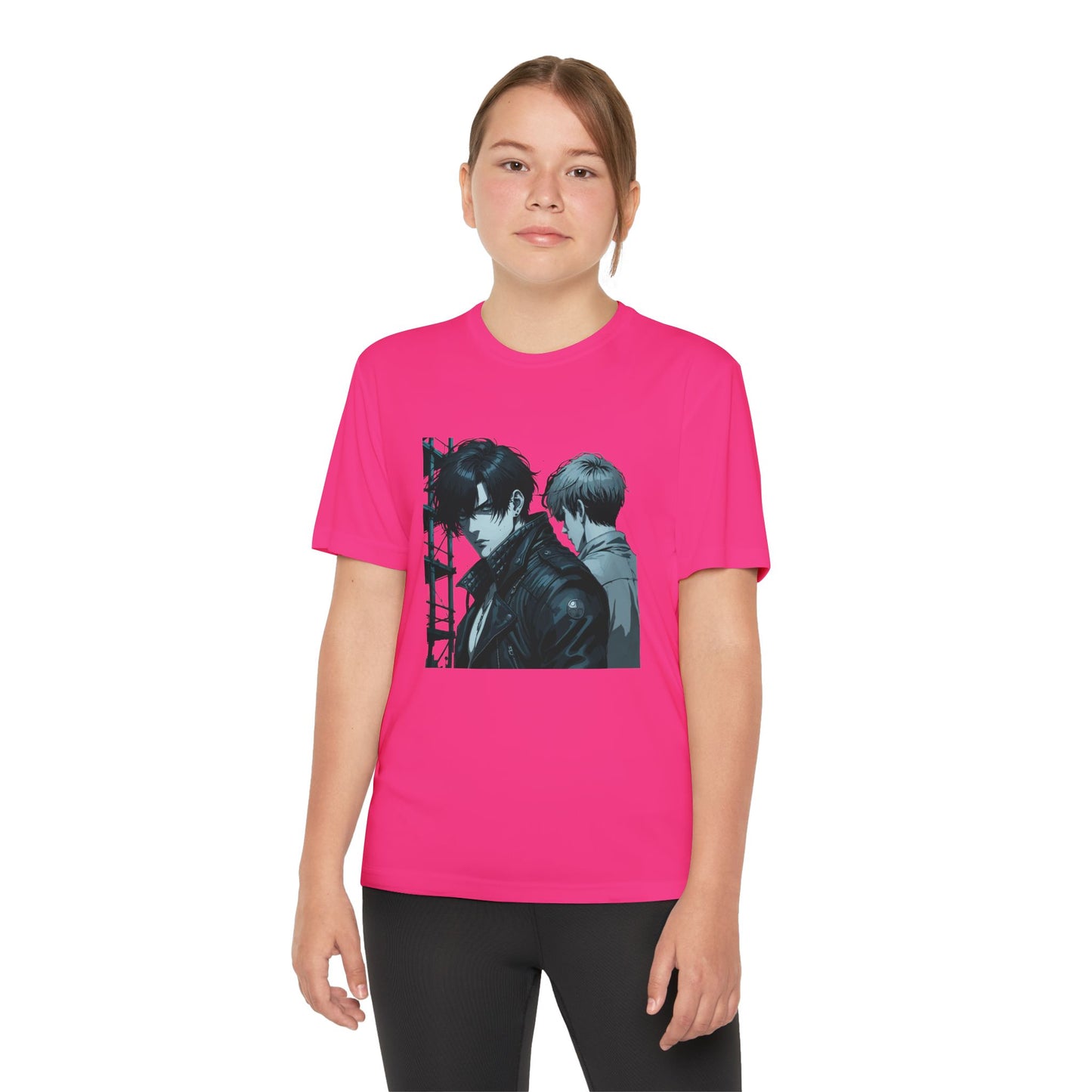 Youth Competitor Tee, Cool Graphic Tee, Urban Youth Shirt, Trendy Casual Wear, Unique Style T-Shirt, Statement Youth Apparel