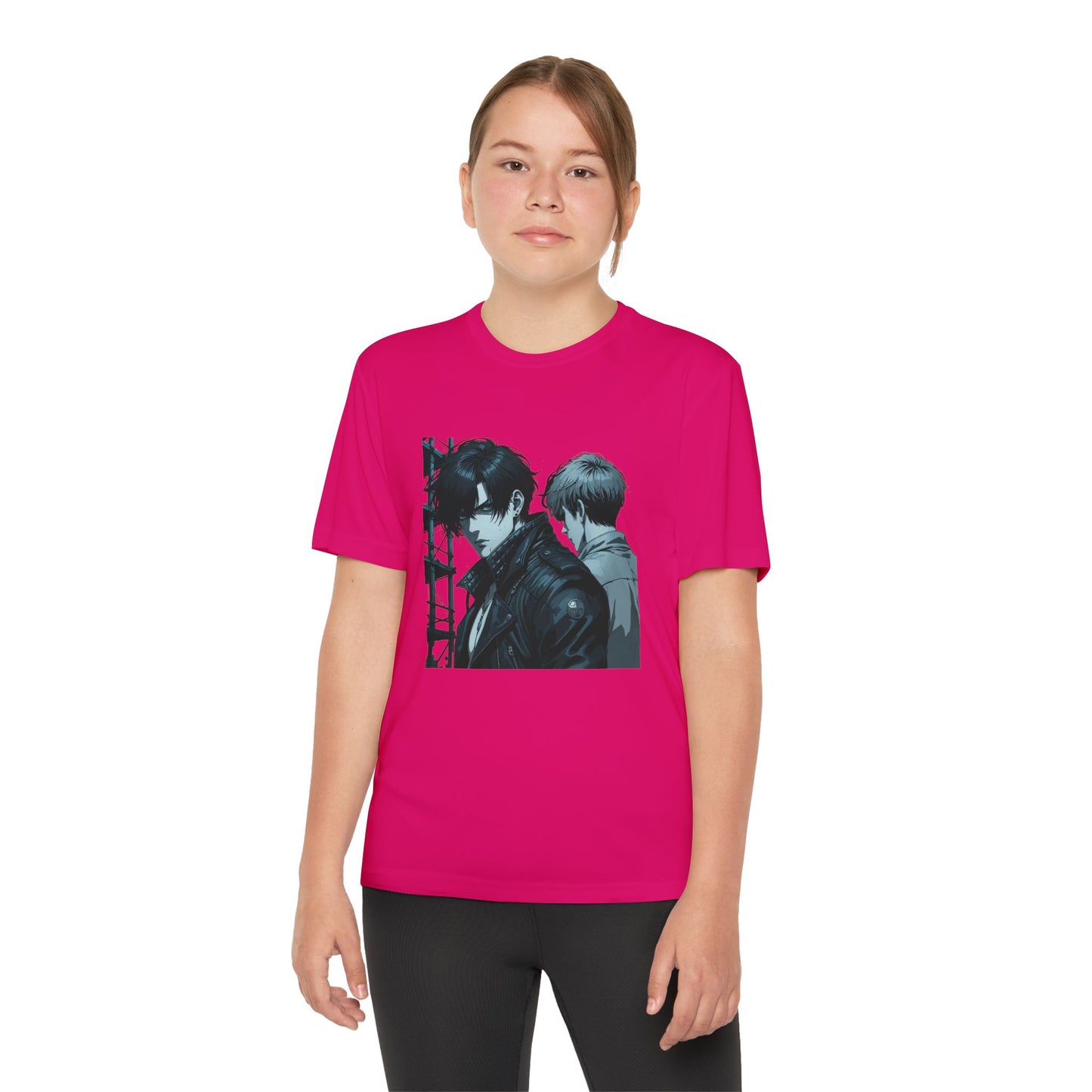 Youth Competitor Tee, Cool Graphic Tee, Urban Youth Shirt, Trendy Casual Wear, Unique Style T-Shirt, Statement Youth Apparel