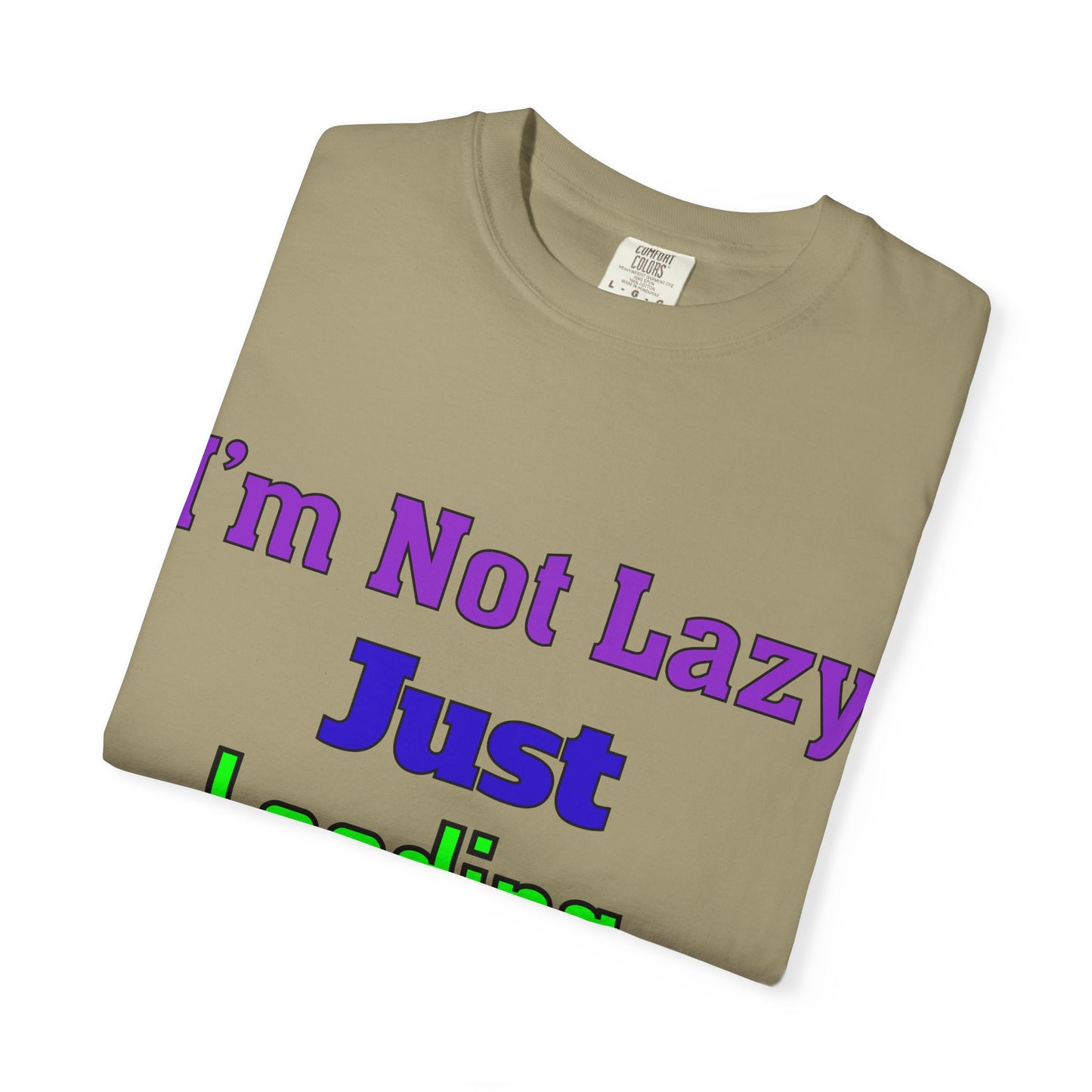 Humorous Unisex T-shirt - 'I'm Not Lazy Just Loading Brilliance', Funny Gift, Casual Wear, Everyday Tee, Meme Shirt