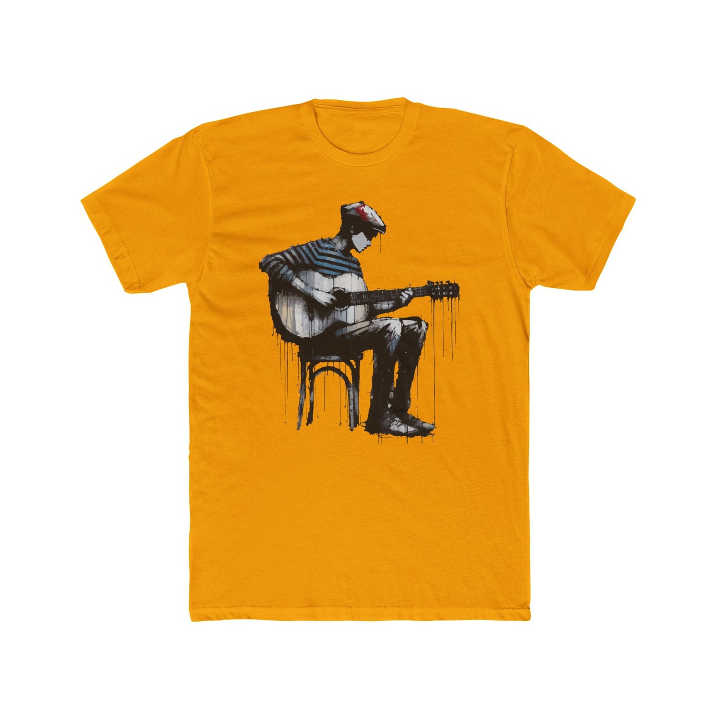 Artistic Musician Unisex Tee, Perfect Gift for Musicians, Creative Souls, Music Lovers, Art Festival, Casual Wear