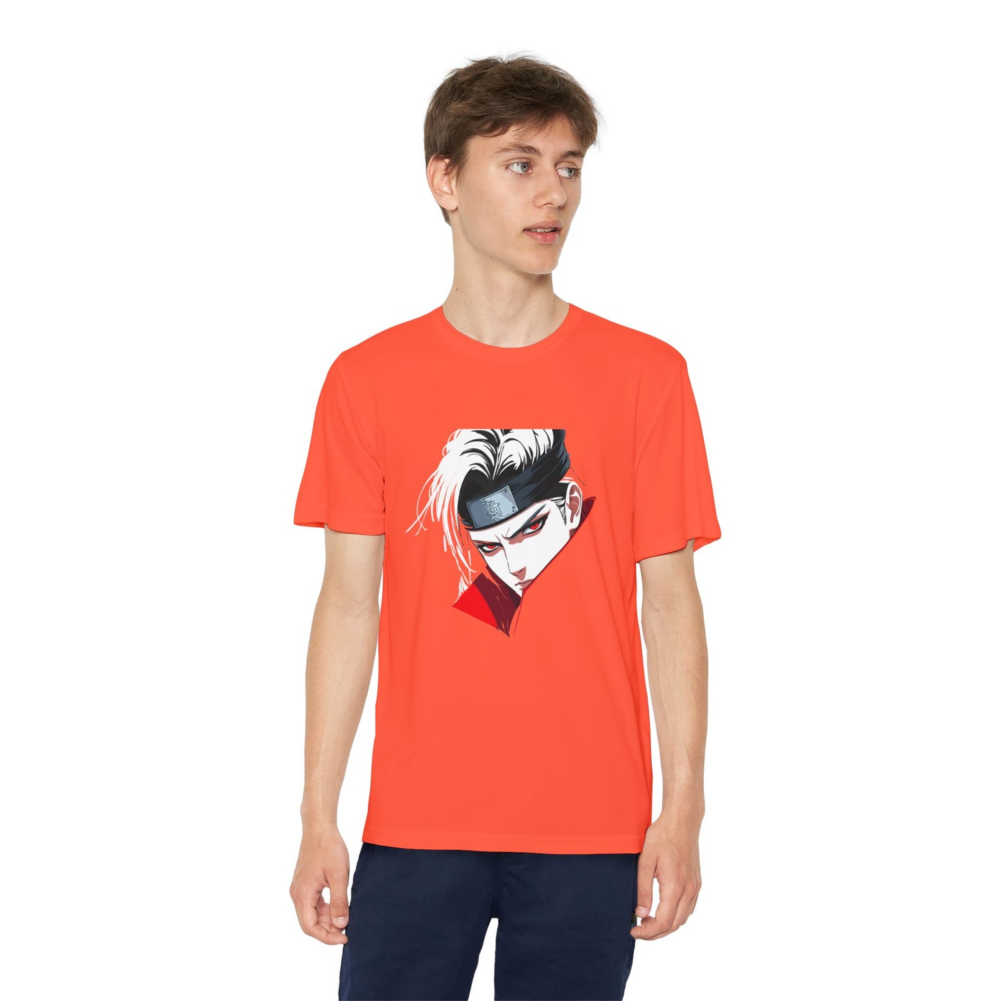 Youth Anime Fighter Tee, Cool Youth T-Shirt, Graphic Tee for Kids, Competition Shirt, Gift for Young Athletes