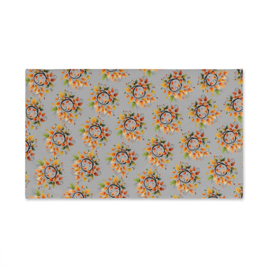 Autumn Leaves Hand Towel – Fall Decor, Kitchen Towel, Rustic Home, Thanksgiving Gift, Harvest Style