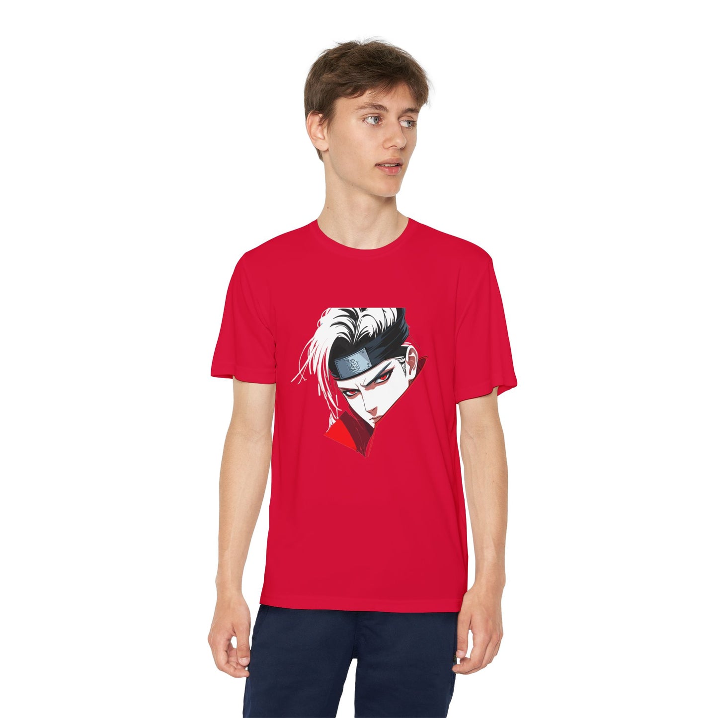 Youth Anime Fighter Tee, Cool Youth T-Shirt, Graphic Tee for Kids, Competition Shirt, Gift for Young Athletes
