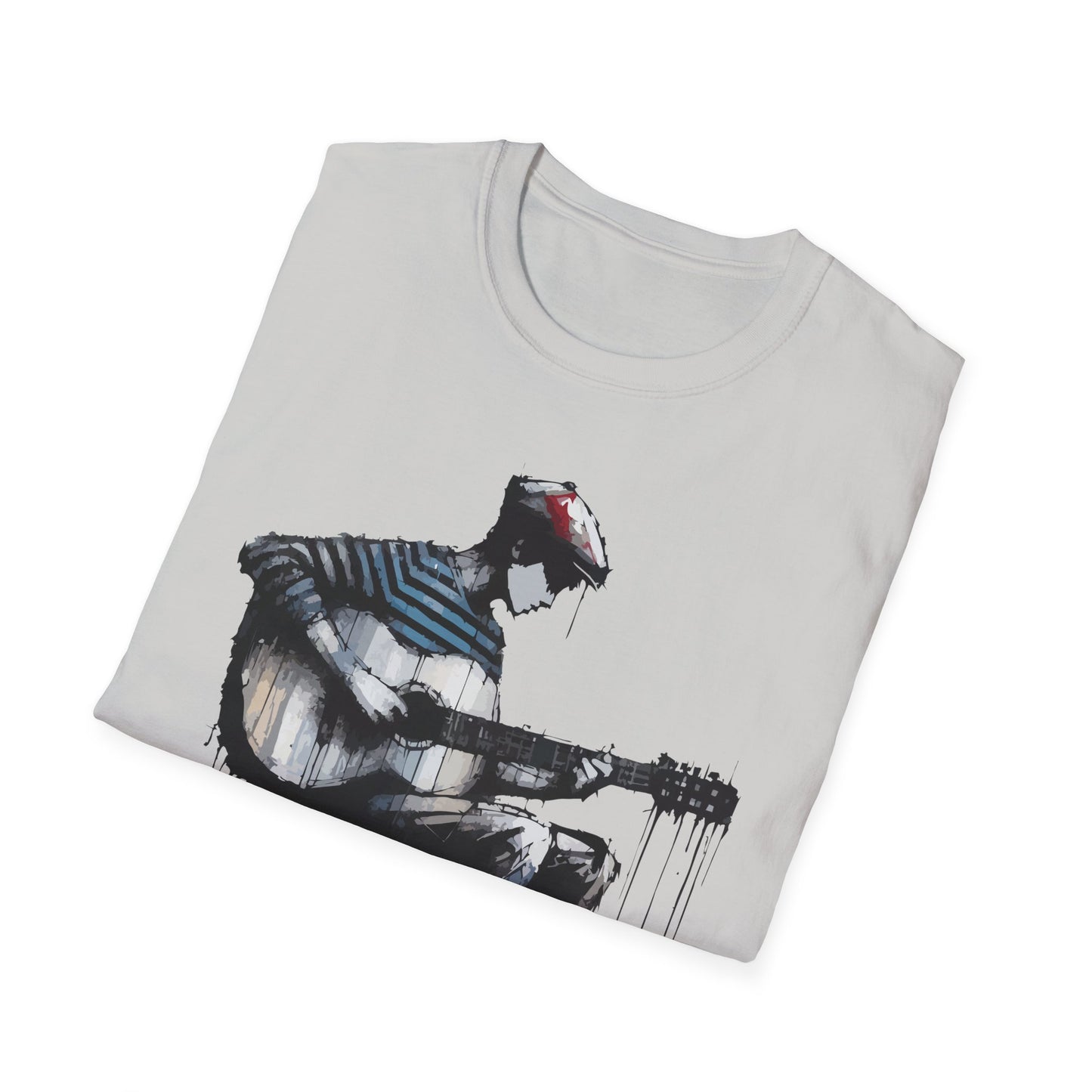 Artistic Guitarist Unisex T-Shirt | Music Lover Gift, Casual Wear, Festival Apparel, Creative Style, Unique Design