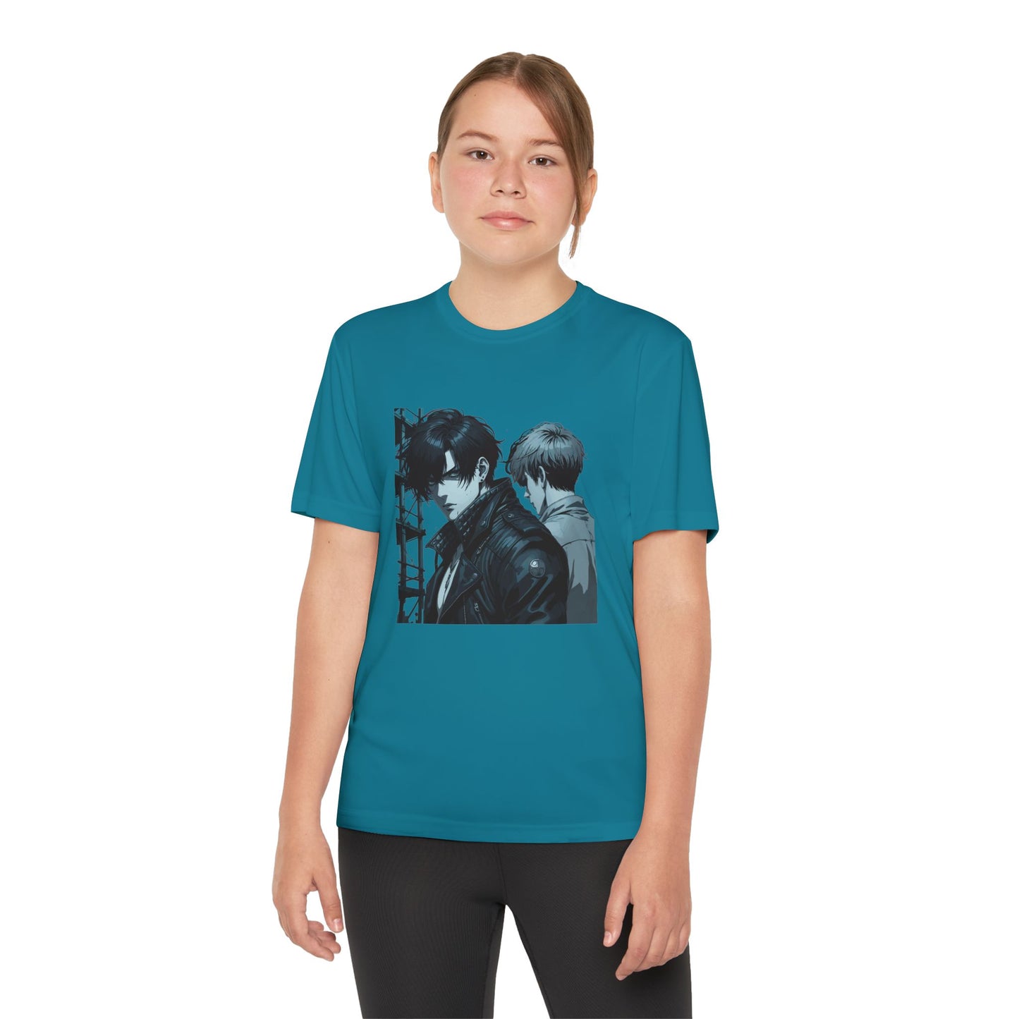 Youth Competitor Tee, Cool Graphic Tee, Urban Youth Shirt, Trendy Casual Wear, Unique Style T-Shirt, Statement Youth Apparel