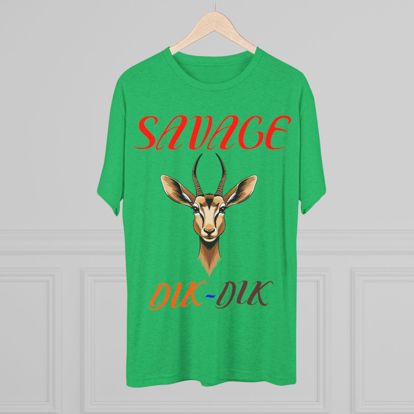 Savage Dik-Dik Unisex Tee - Trendy Graphic T-Shirt, Perfect for Casual Wear, Gift for Wildlife Lovers, Fun Statement Tee