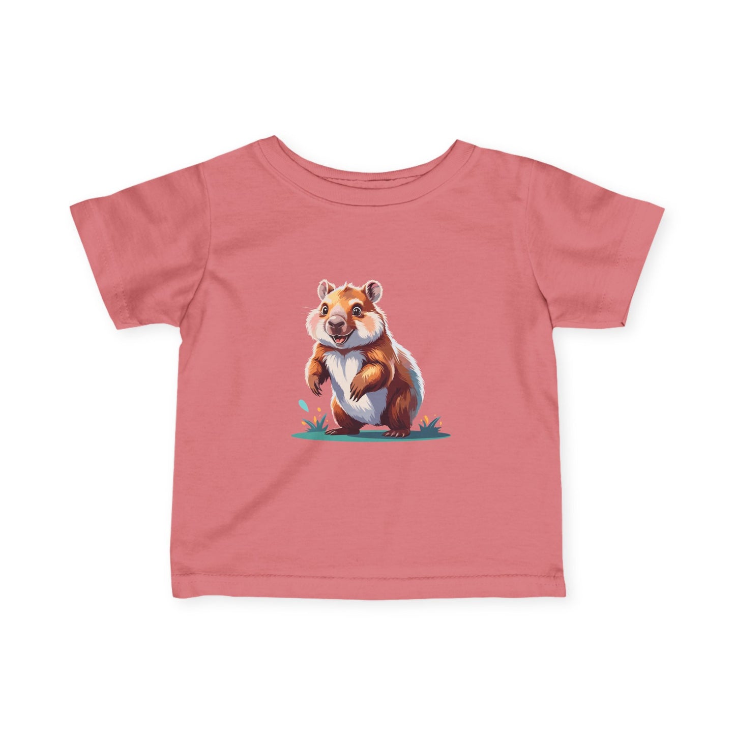 Adorable Wombat Tee, Baby T-Shirt, Toddler Gift, Cute Apparel, Birthday Outfit, Animal Lover's Fashion