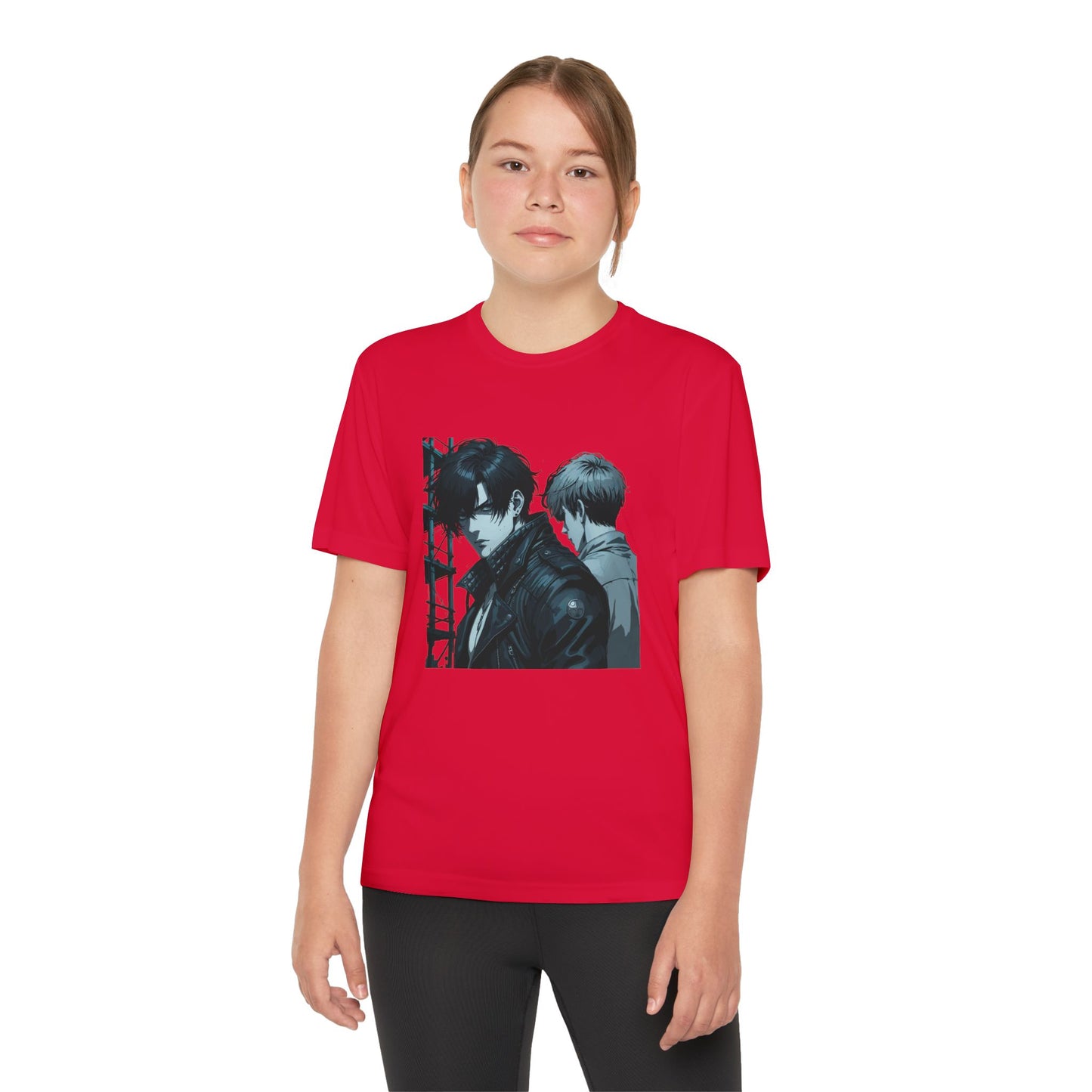 Youth Competitor Tee, Cool Graphic Tee, Urban Youth Shirt, Trendy Casual Wear, Unique Style T-Shirt, Statement Youth Apparel