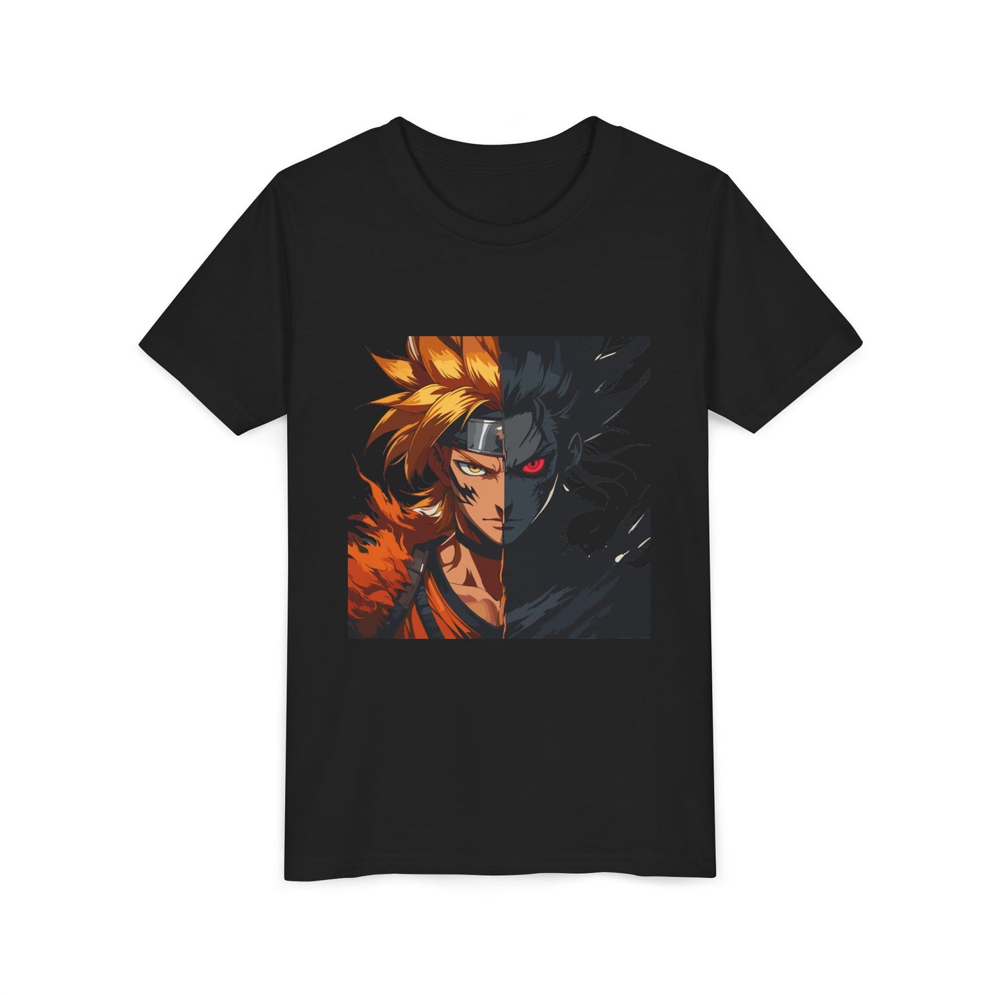 Youth Short Sleeve Anime Tee - Cool Graphic Tee, Gift for Kids, Stylish Summer Shirt, Trendy Youth Apparel, Anime Lovers T-Shirt
