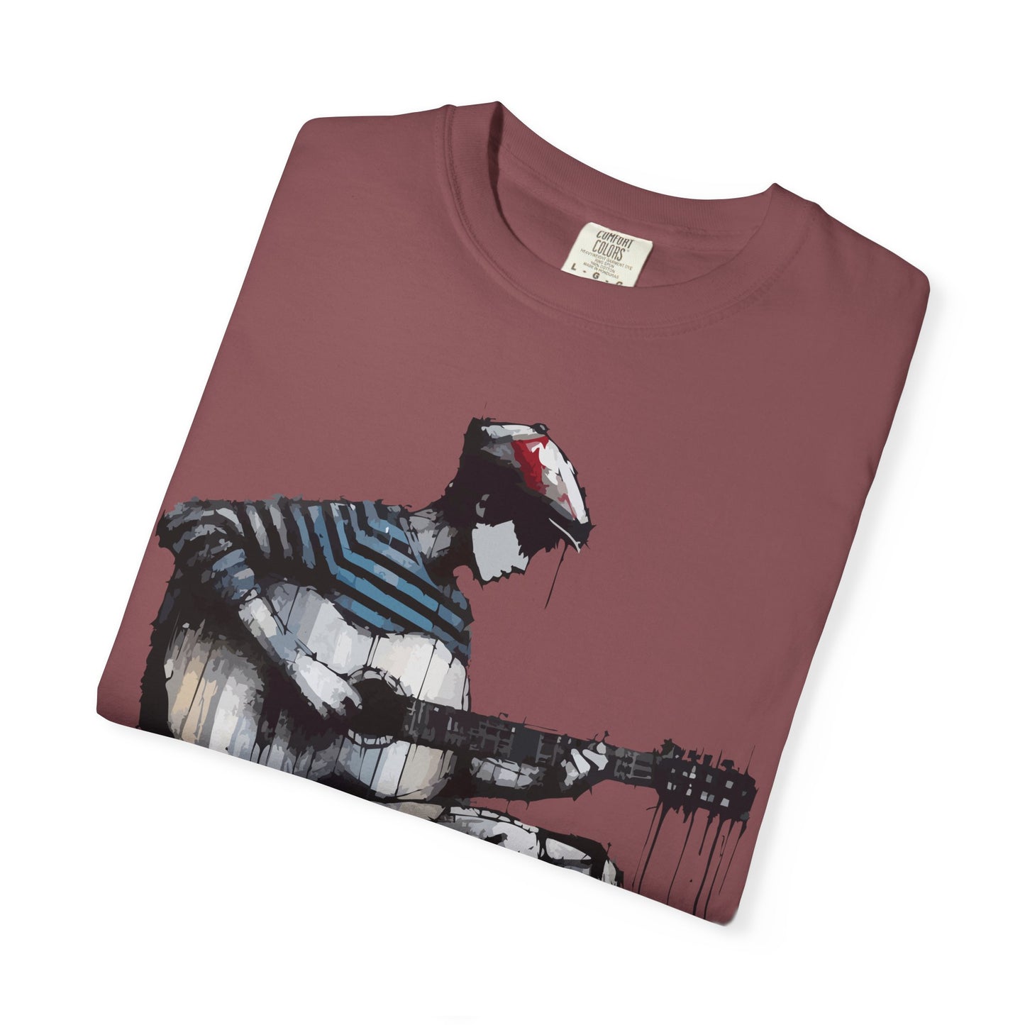 Artistic Guitarist Unisex T-shirt, Music Lover Gift, Bohemian Style Tee, Unisex Gift, Casual Wear