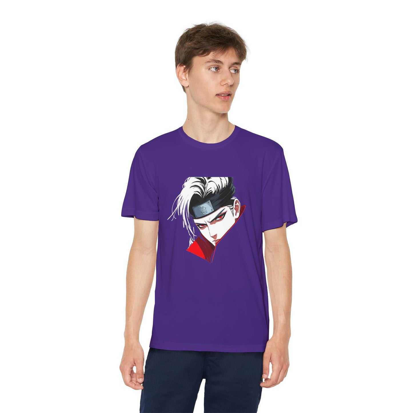 Youth Anime Fighter Tee, Cool Youth T-Shirt, Graphic Tee for Kids, Competition Shirt, Gift for Young Athletes