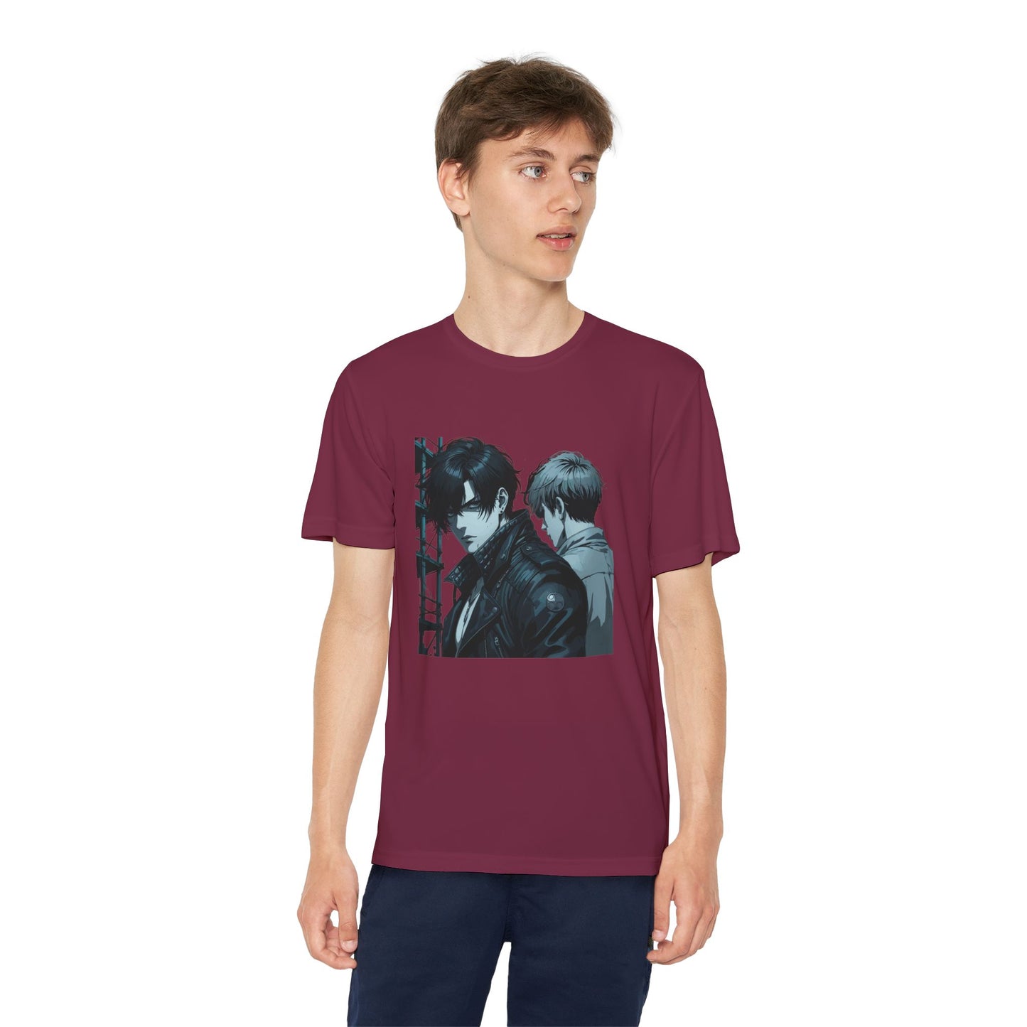 Youth Competitor Tee, Cool Graphic Tee, Urban Youth Shirt, Trendy Casual Wear, Unique Style T-Shirt, Statement Youth Apparel