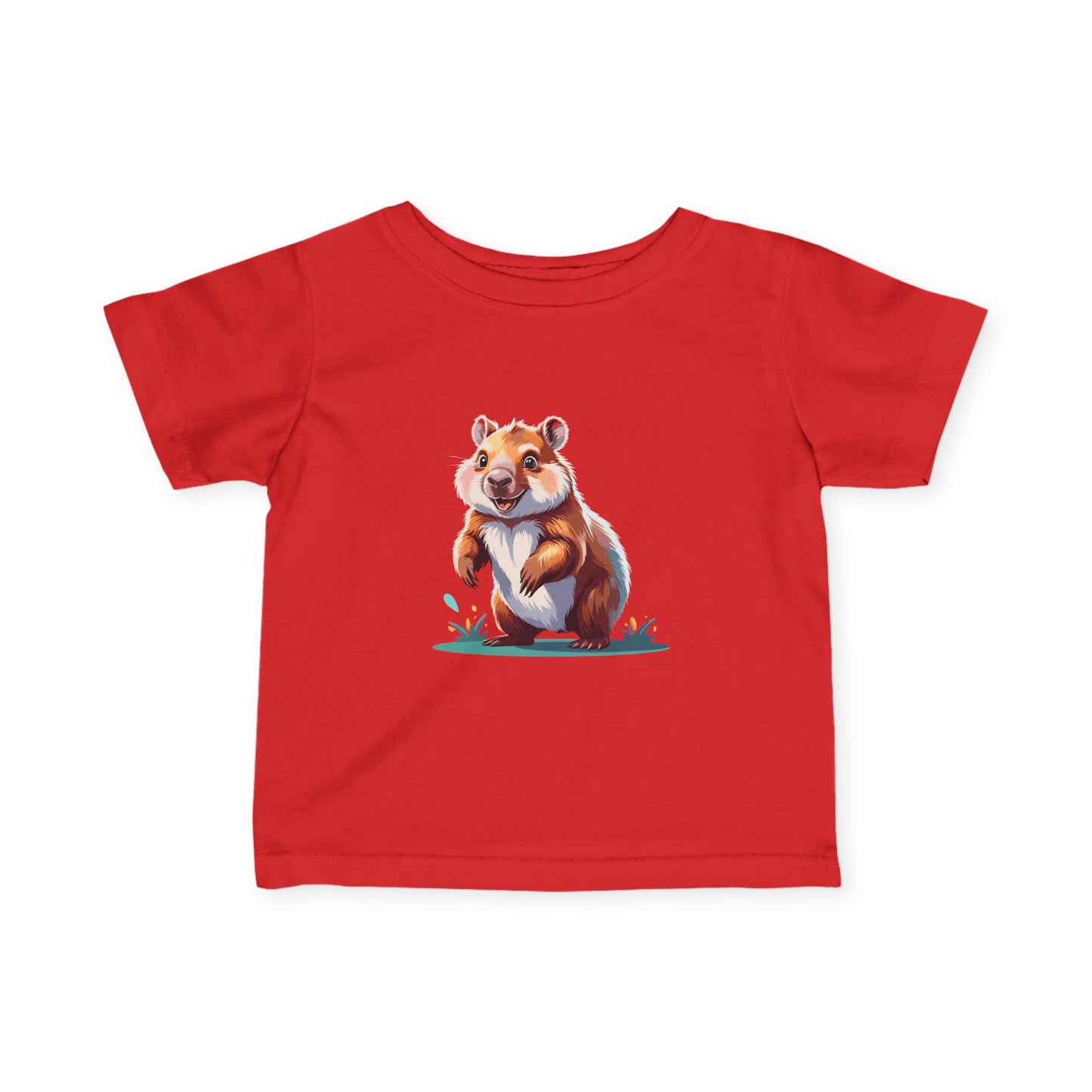 Adorable Wombat Tee, Baby T-Shirt, Toddler Gift, Cute Apparel, Birthday Outfit, Animal Lover's Fashion