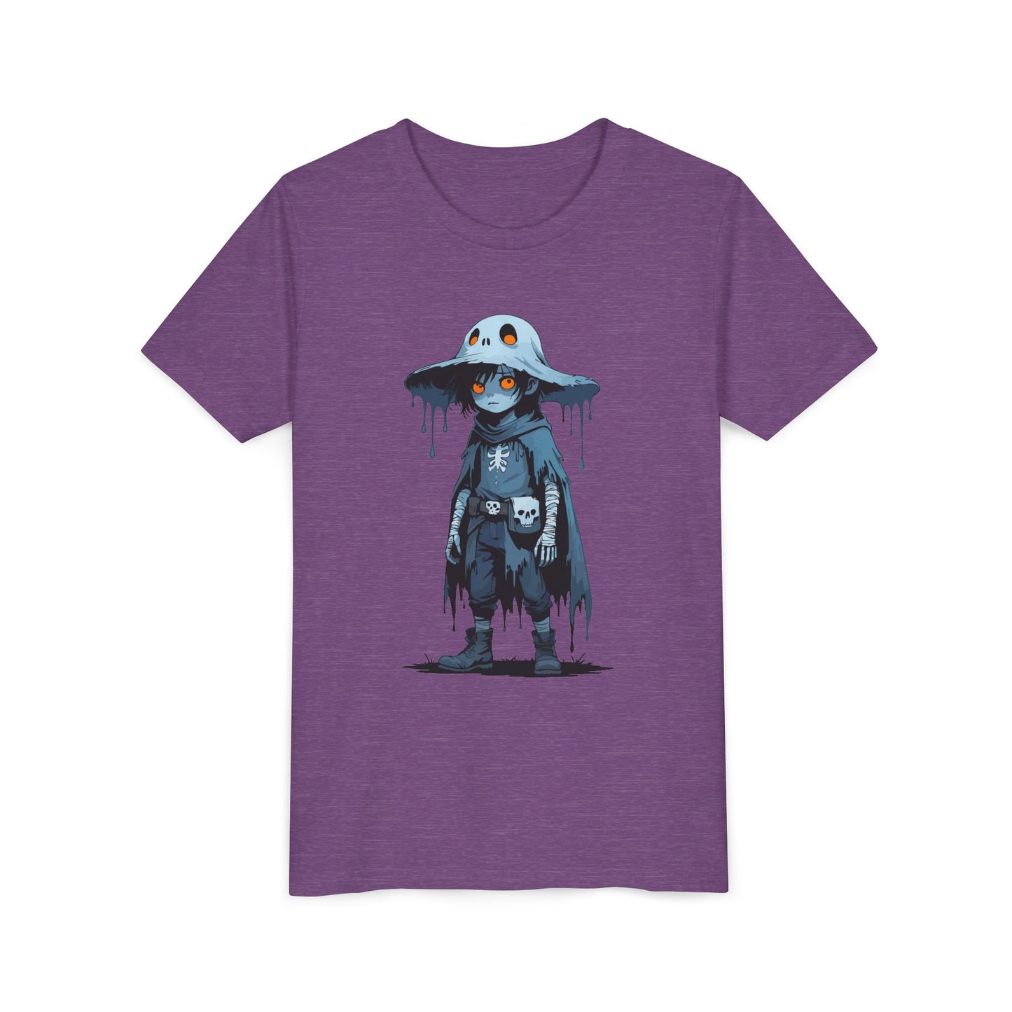 Youth Short Sleeve Graphic Tee, Cool Cartoon T-Shirt for Kids, Unique Gift for Birthdays, Halloween, Playtime, Easygoing Style