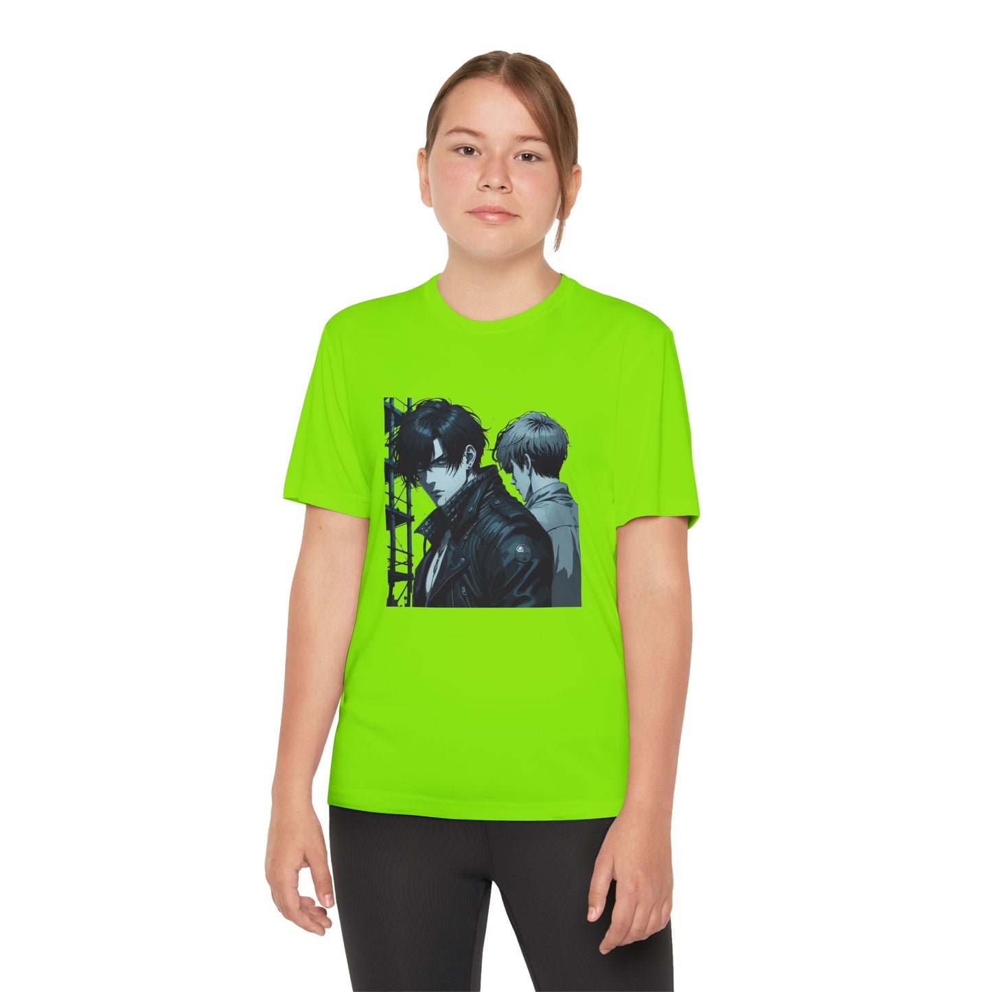 Youth Competitor Tee, Cool Graphic Tee, Urban Youth Shirt, Trendy Casual Wear, Unique Style T-Shirt, Statement Youth Apparel