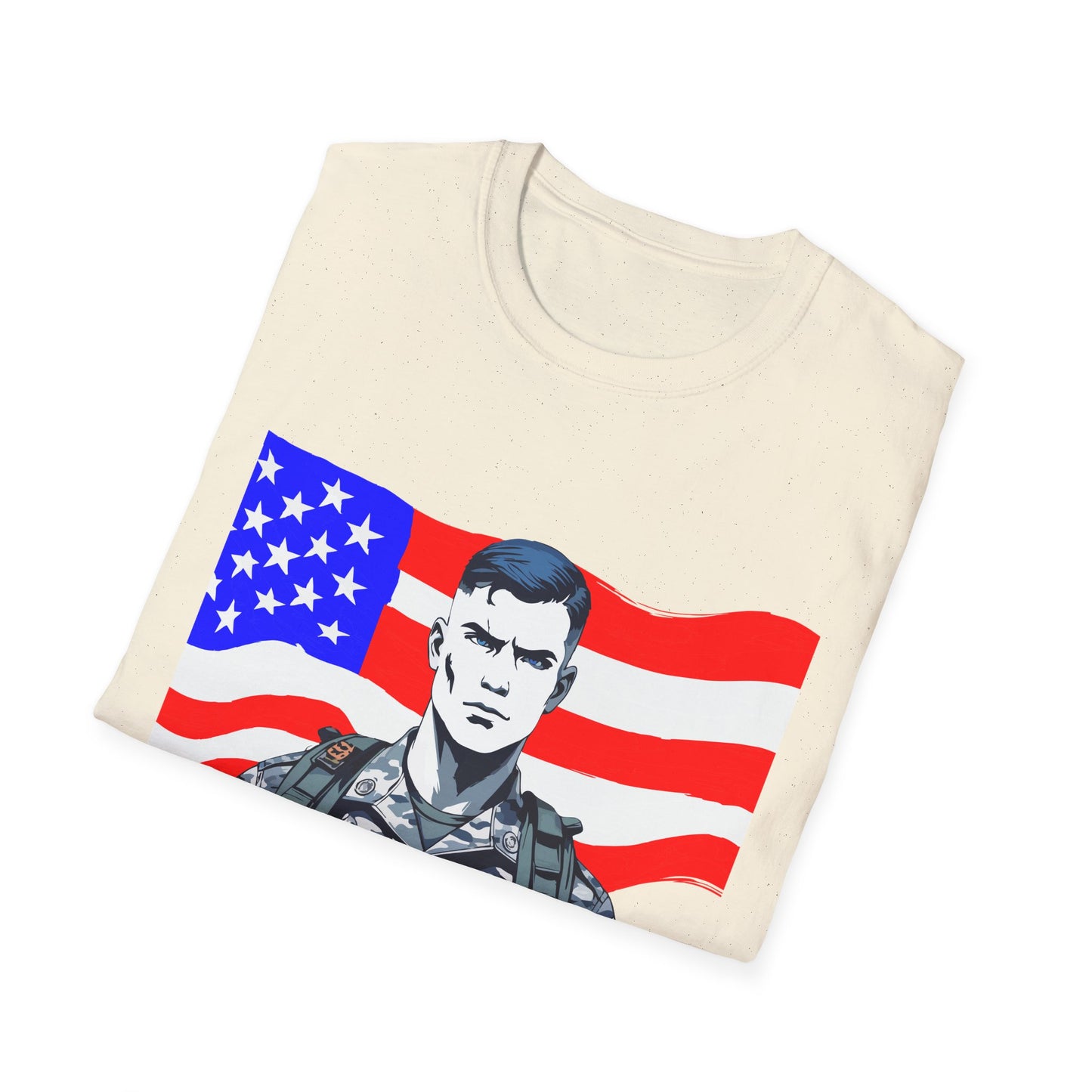 Patriotic Graphic Tee - I Bleed for a Cause, Veteran's Day Gift, Casual Wear, Unisex T-Shirt, Military Pride