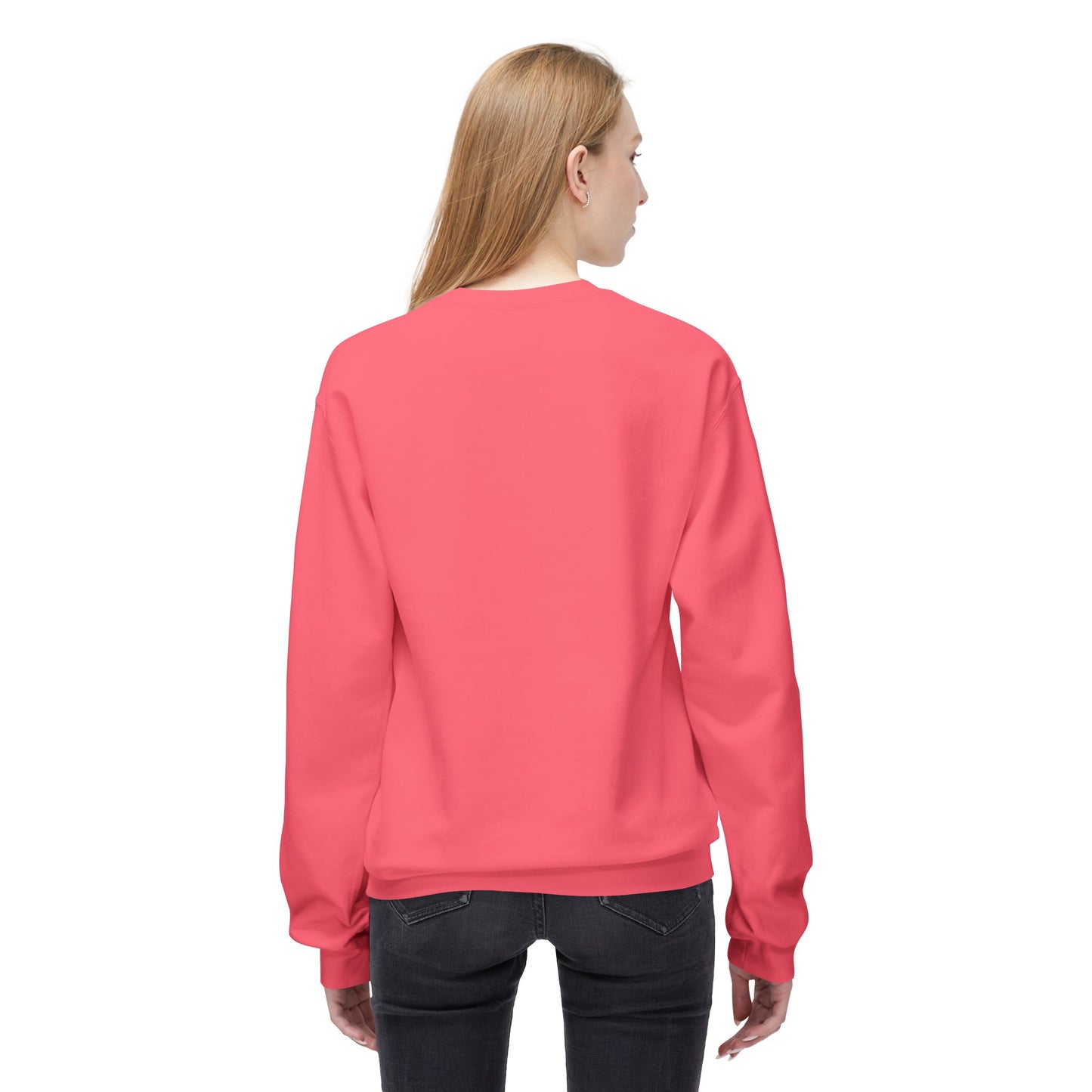 Unisex Fleece Crewneck Sweatshirt with Retro Art, Vintage Graphic Sweater, Casual Wear for Art Lovers, Gift for Him/Her, Cozy Relaxed Style