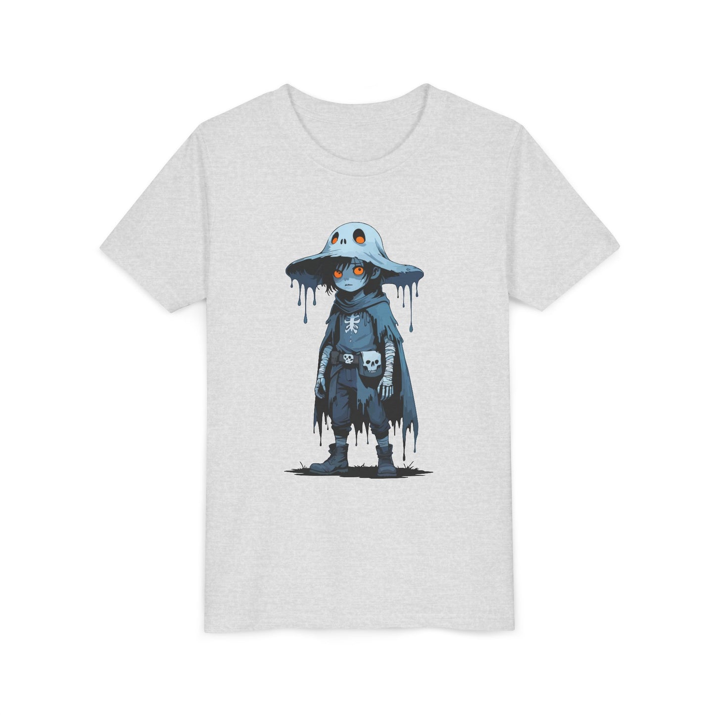 Youth Short Sleeve Graphic Tee, Cool Cartoon T-Shirt for Kids, Unique Gift for Birthdays, Halloween, Playtime, Easygoing Style