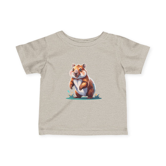 Adorable Wombat Tee, Baby T-Shirt, Toddler Gift, Cute Apparel, Birthday Outfit, Animal Lover's Fashion