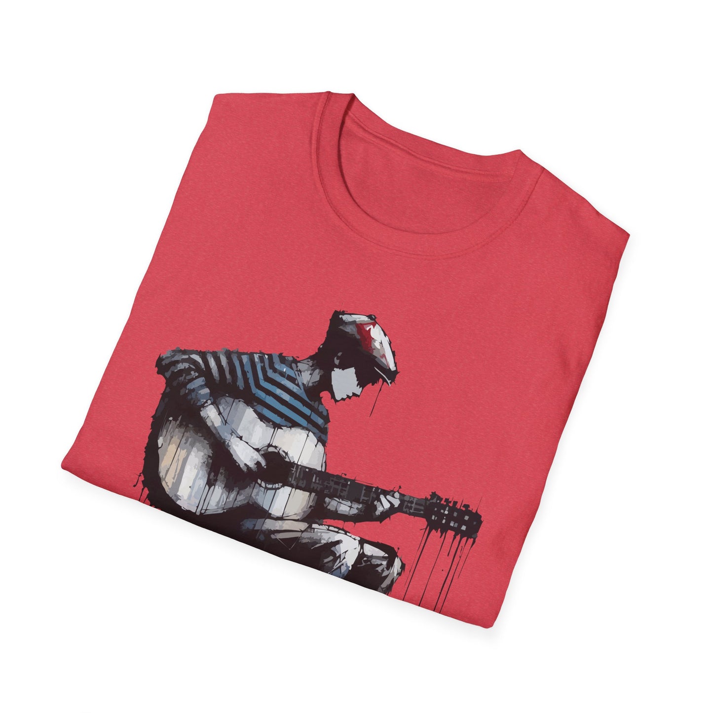 Artistic Guitarist Unisex T-Shirt | Music Lover Gift, Casual Wear, Festival Apparel, Creative Style, Unique Design