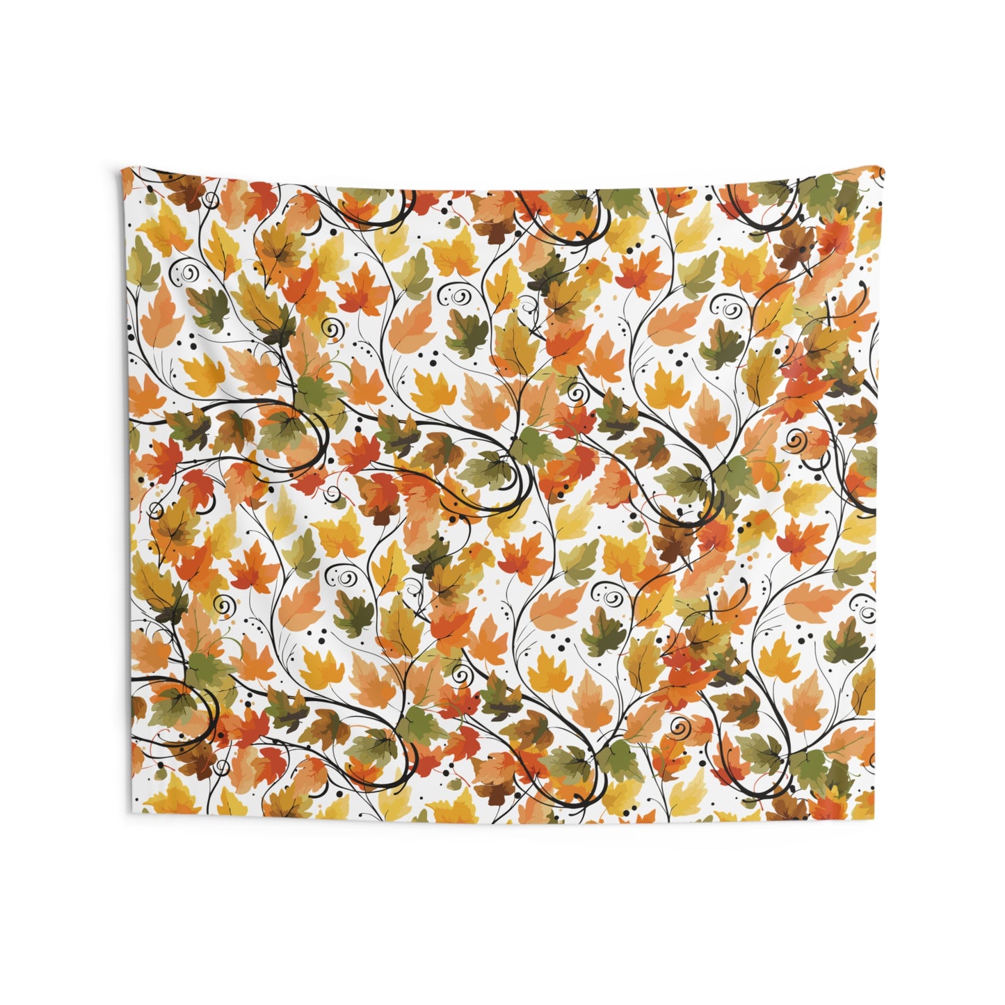 Autumn Leaf Wall Tapestry - Cozy Home Decor, Nature-Inspired Art, Fall Aesthetic, Seasonal Room Accent, Perfect for Thanksgiving