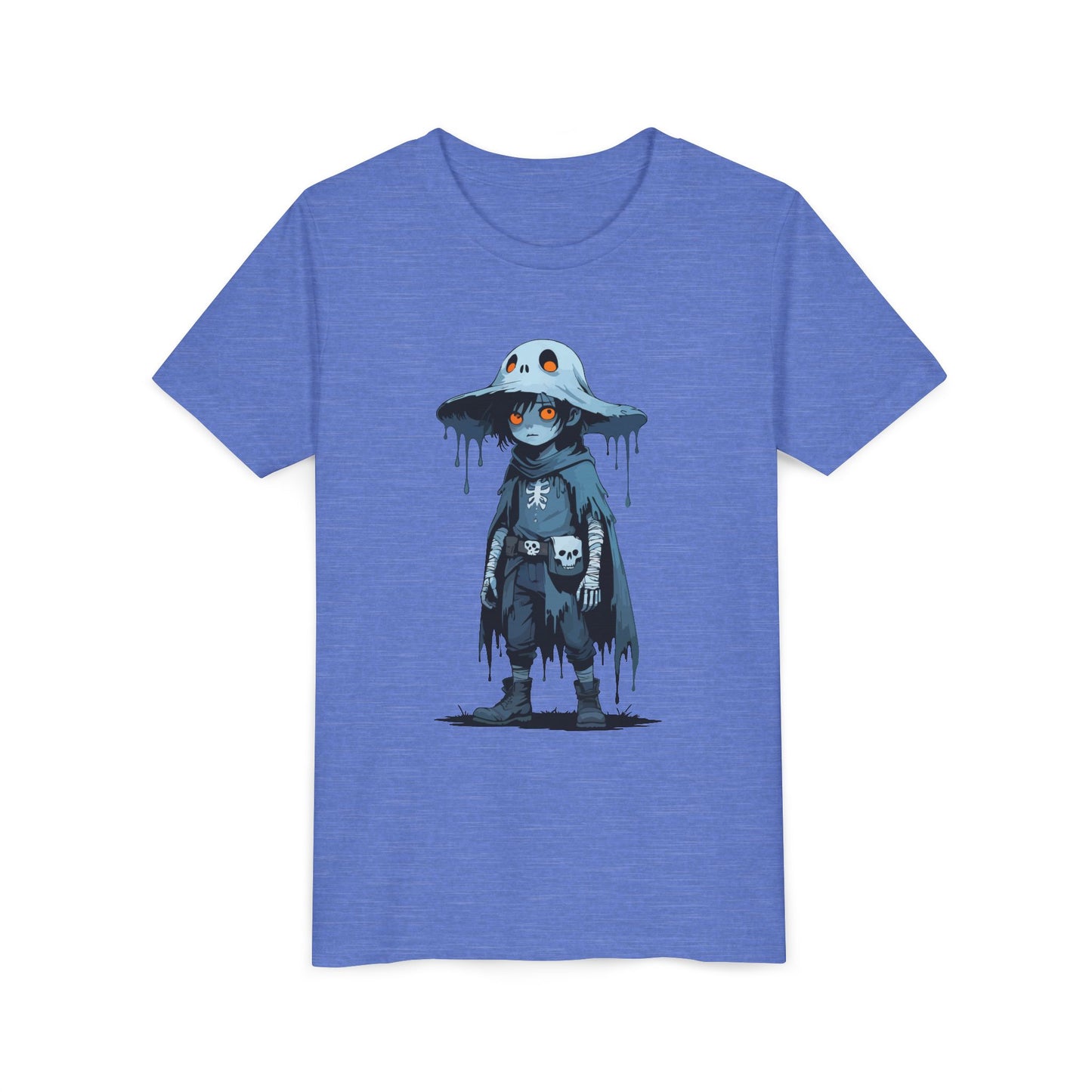 Youth Short Sleeve Graphic Tee, Cool Cartoon T-Shirt for Kids, Unique Gift for Birthdays, Halloween, Playtime, Easygoing Style