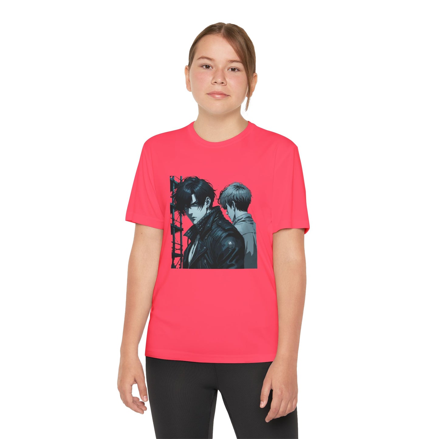 Youth Competitor Tee, Cool Graphic Tee, Urban Youth Shirt, Trendy Casual Wear, Unique Style T-Shirt, Statement Youth Apparel