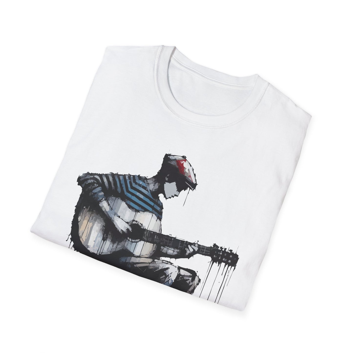Artistic Guitarist Unisex T-Shirt | Music Lover Gift, Casual Wear, Festival Apparel, Creative Style, Unique Design