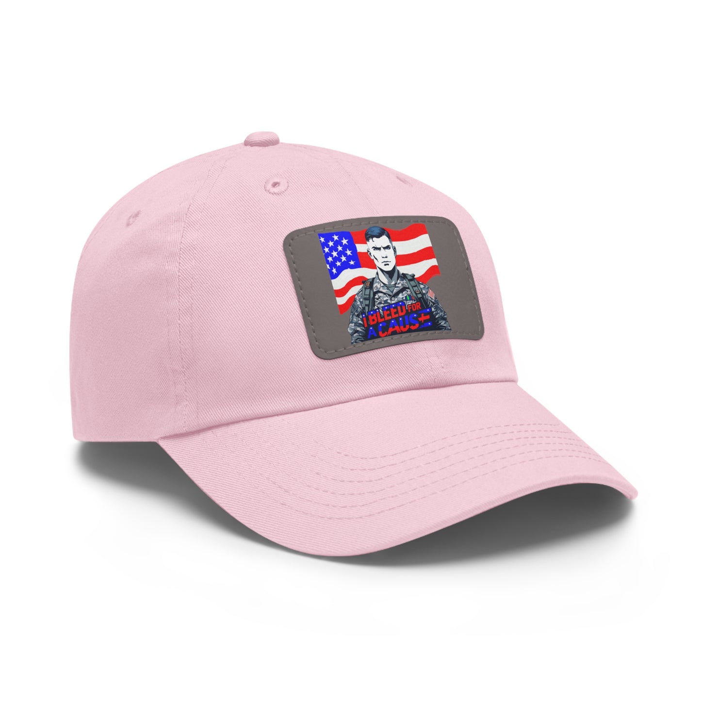 Patriotic Dad Hat with Leather Patch | Perfect Gift for Father's Day, Independence Day, Casual Outings, Outdoor Events, Everyday Wear