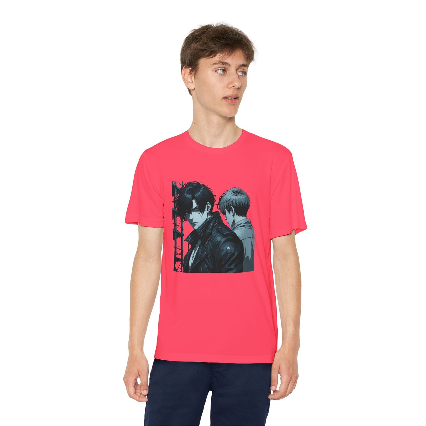 Youth Competitor Tee, Cool Graphic Tee, Urban Youth Shirt, Trendy Casual Wear, Unique Style T-Shirt, Statement Youth Apparel