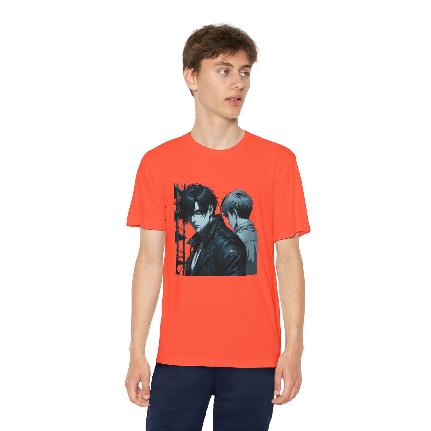 Youth Competitor Tee, Cool Graphic Tee, Urban Youth Shirt, Trendy Casual Wear, Unique Style T-Shirt, Statement Youth Apparel